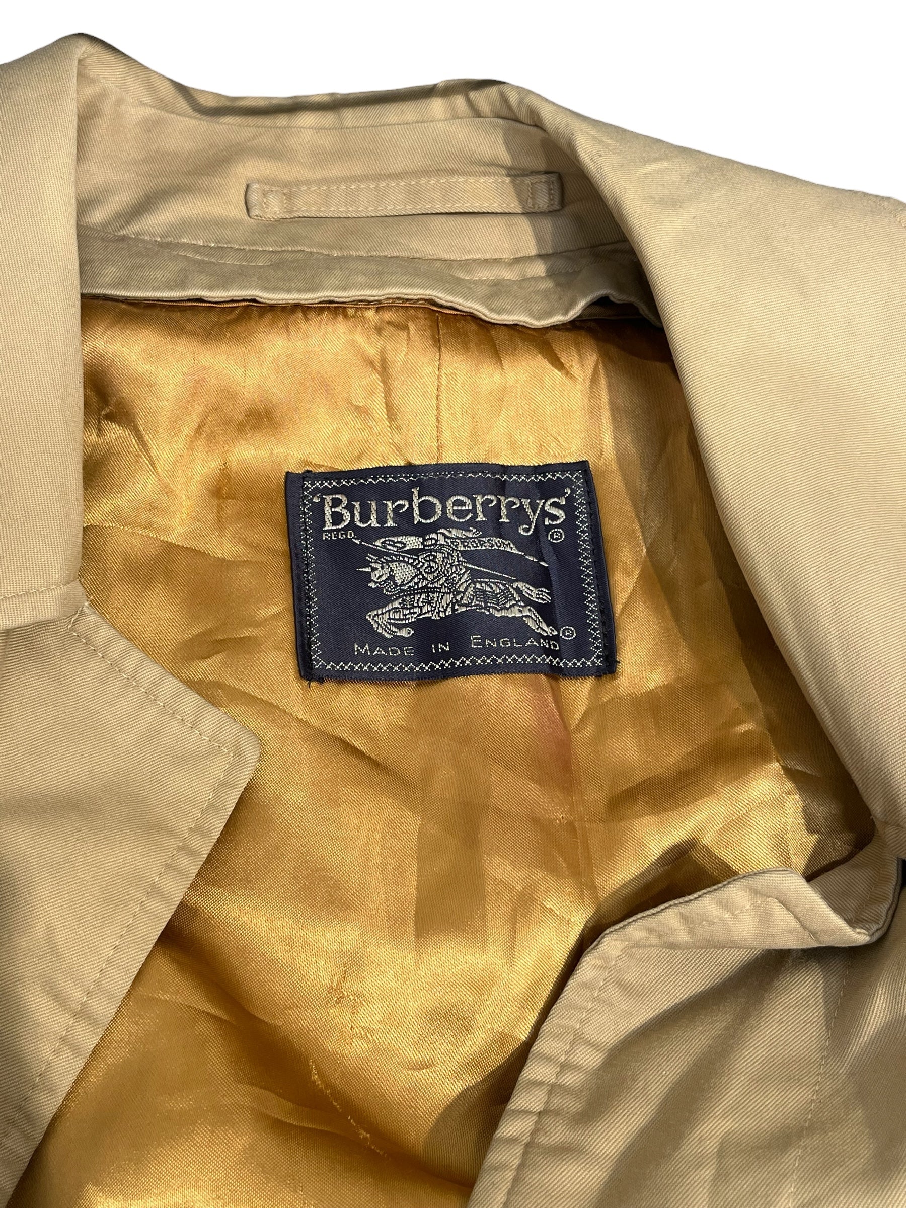BURBERRYS/Trench Coat/Wool/BEG/plaid lining/ removable view 3