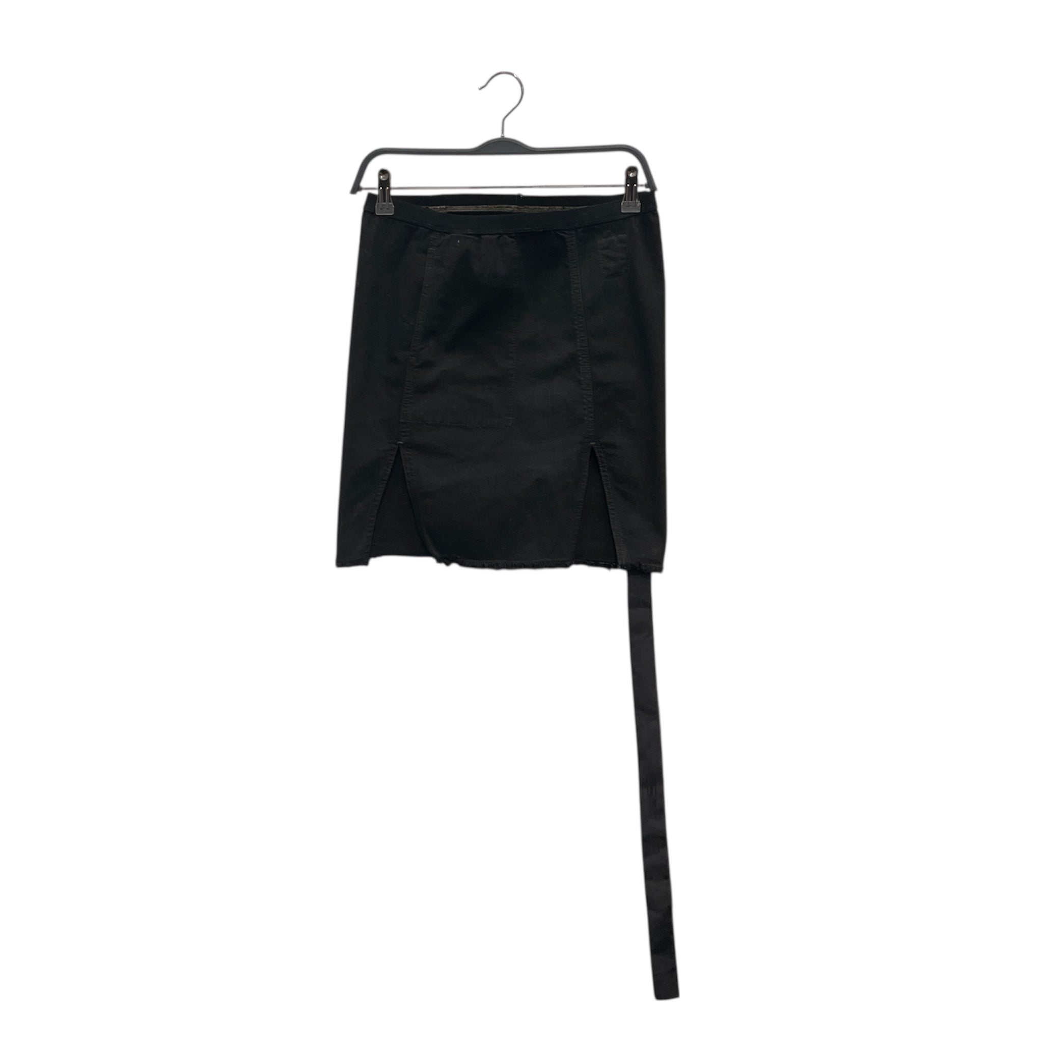 Rick Owens/Skirt/S/Cotton/BLK/PANELED SKIRT view 1