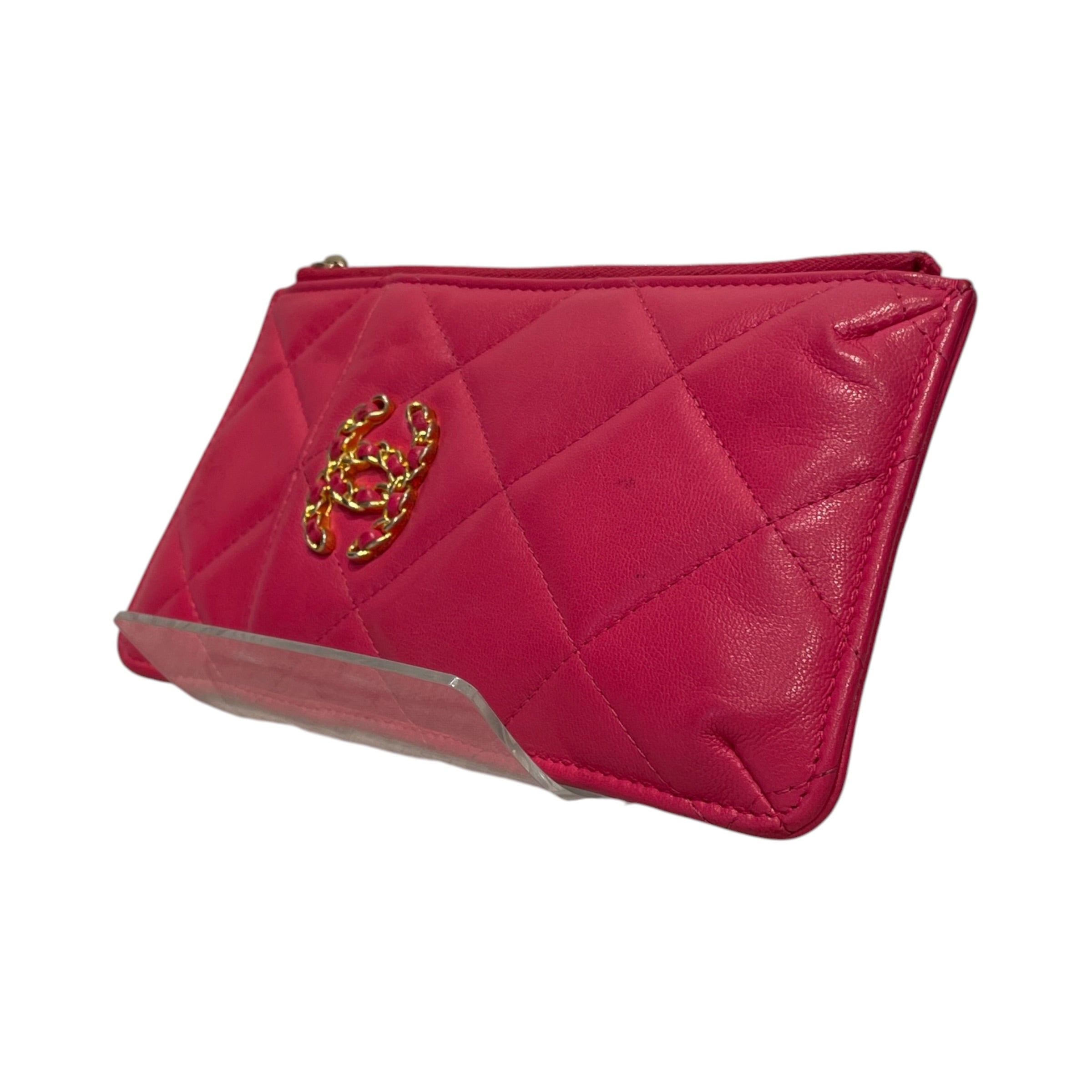 CHANEL/Long Wallet/Leather/PNK/L's/QUILTED CAVIER 19 view 1