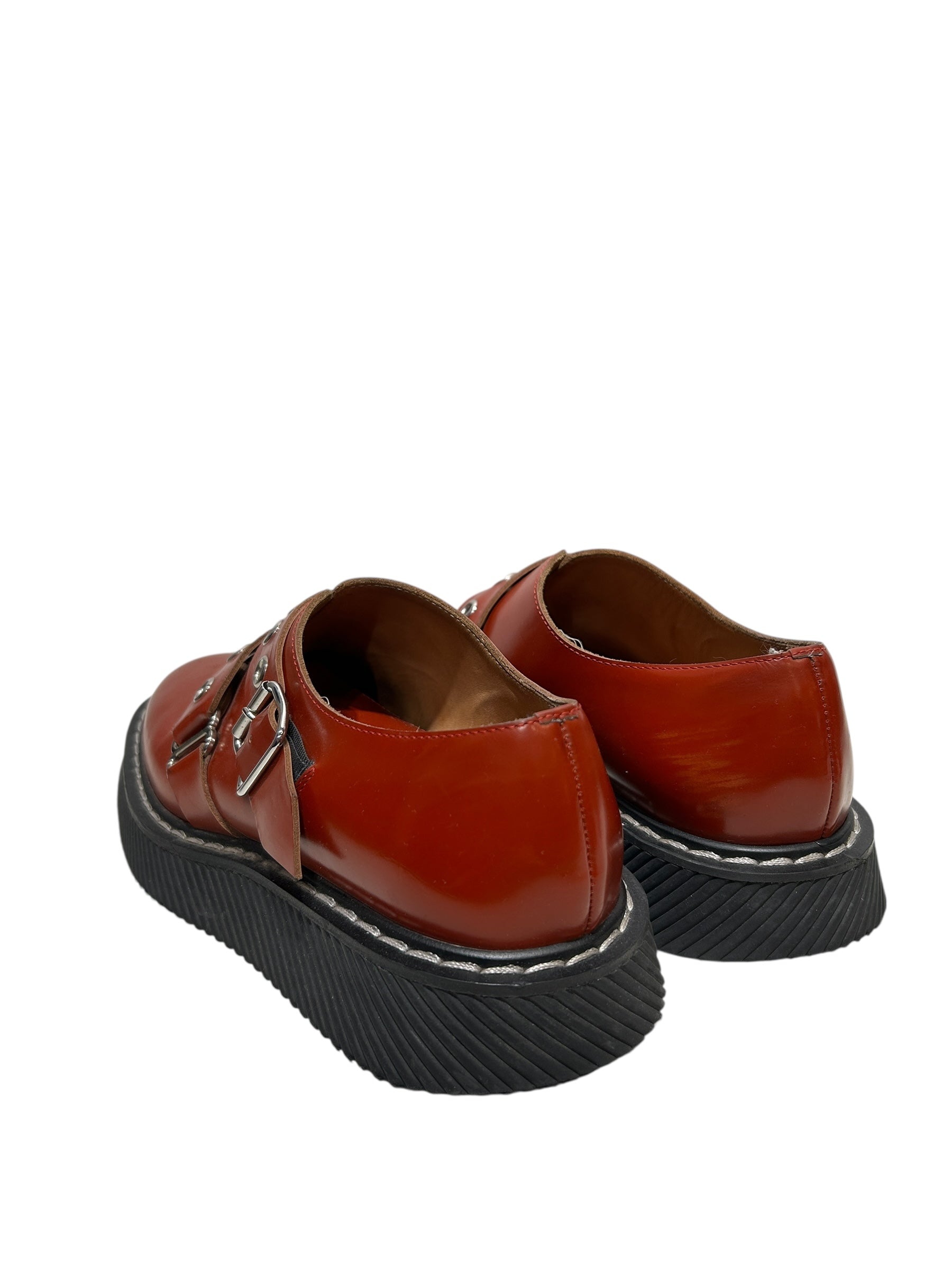 JIL SANDER/Dress Shoes/EU 42/Leather/RED/ view 2