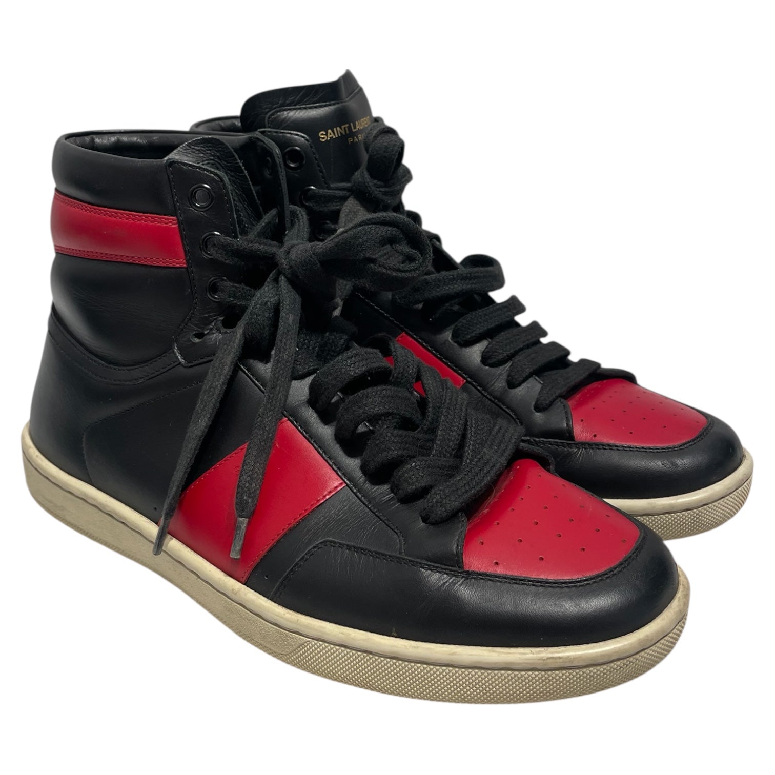 SAINT LAURENT/Hi-Sneakers/EU 40/Leather/BLK/SL10H view 1