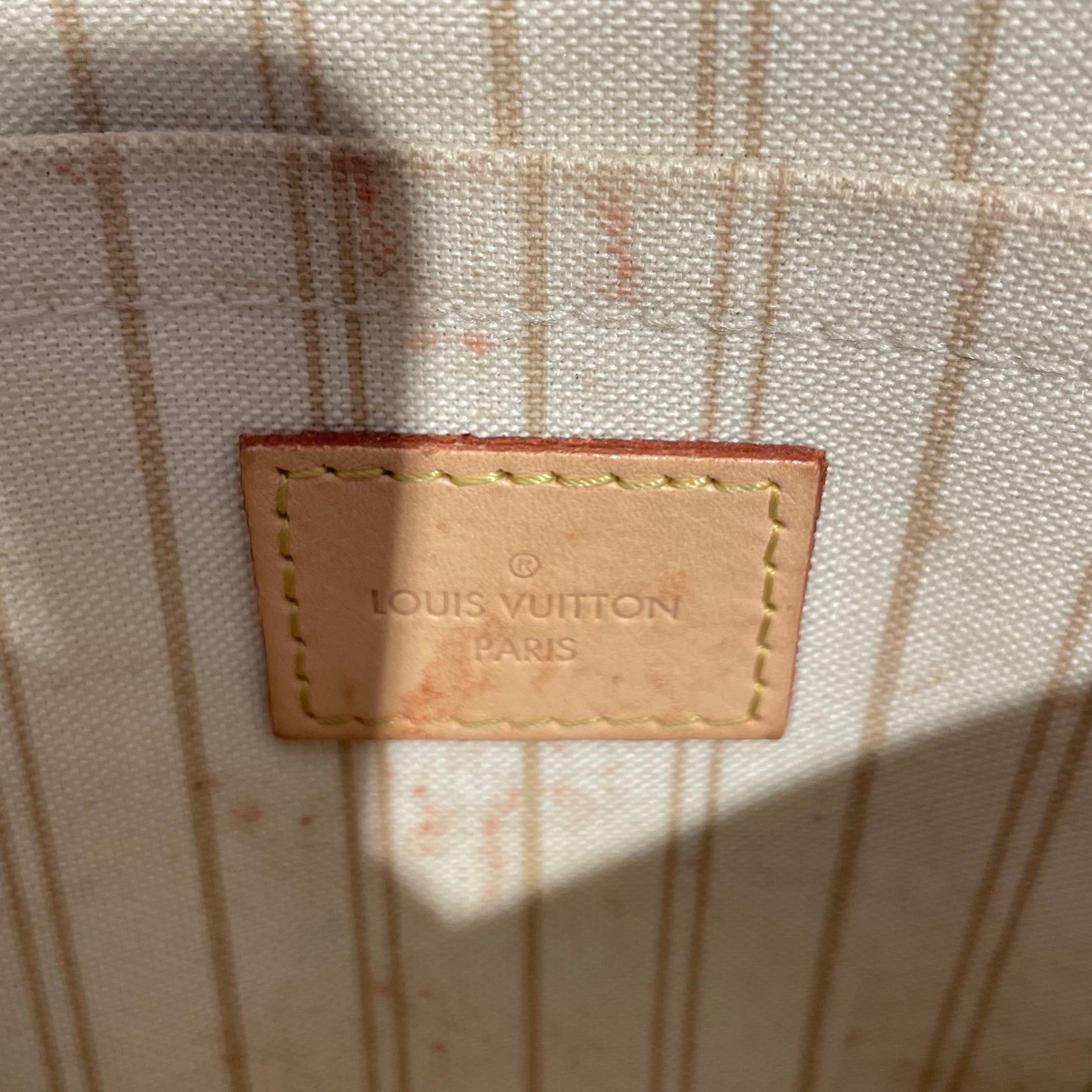 LOUIS VUITTON/Pouch/Monogram/Leather/WHT/neverfull pouch mm view 4