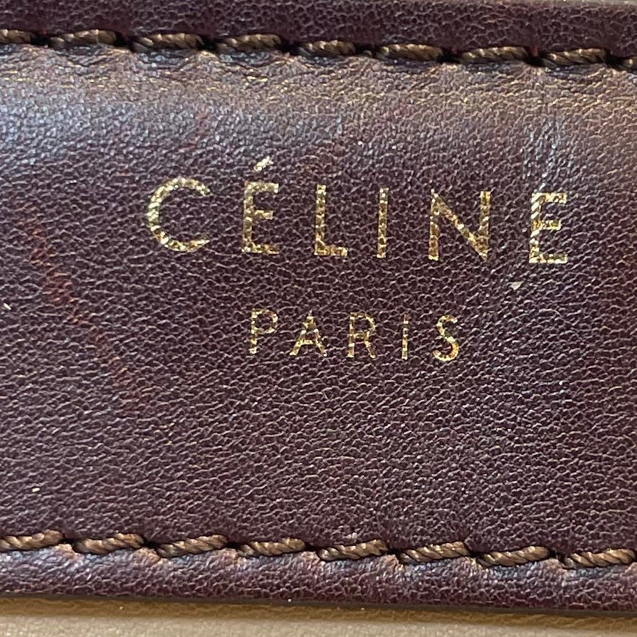 CELINE/Hand Bag/Suede/BRW/TRI COLOUR LUGGAGE MICRO view 3