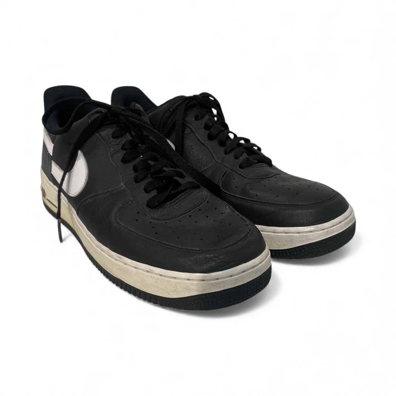 NIKE/COMME des GARCONS/Supreme/Low-Sneakers/US 10/Graphic/Leather/BLK/MISMATCH SWOOSH AF1 view 1