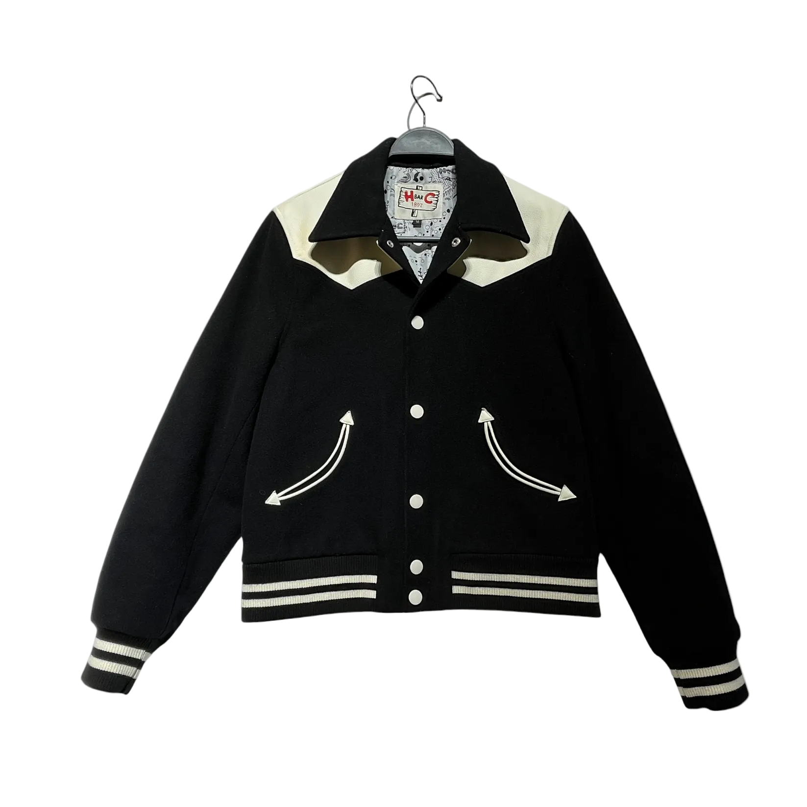 H BAR C/Jacket/M/Wool/BLK/WESTERN view 1