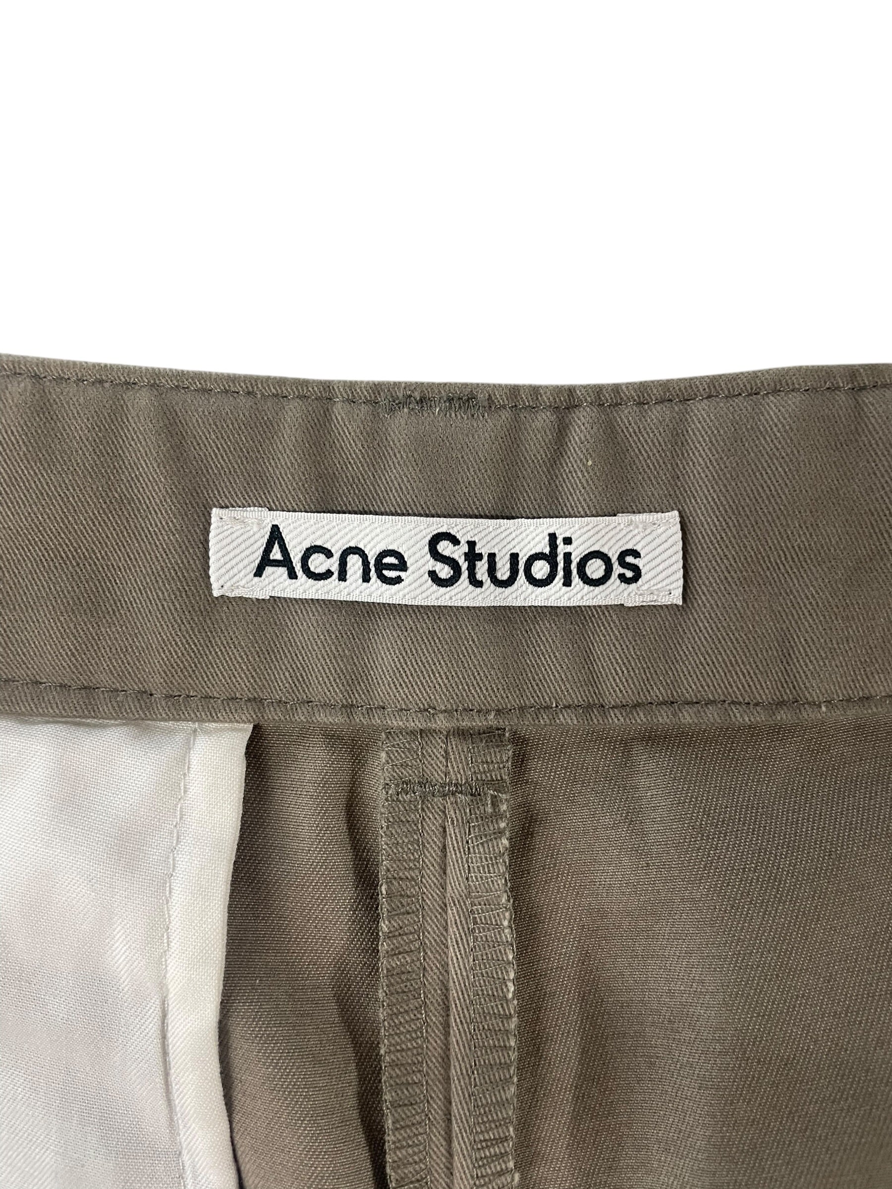 Acne Studios/Straight Pants/38/Cotton/BEG/FN-WN-TROU000411 view 4