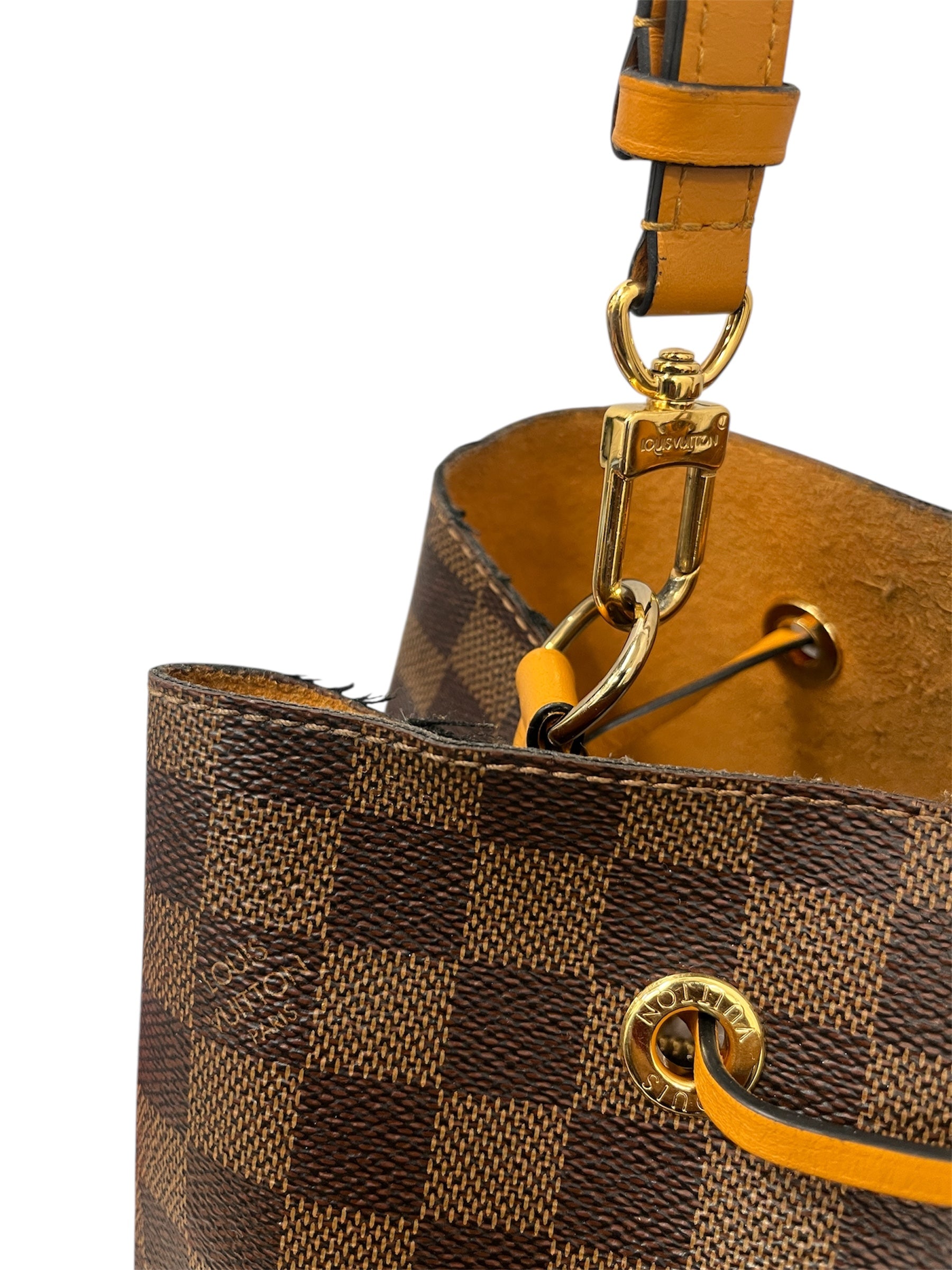 LOUIS VUITTON/Cross Body Bag/S/Monogram/Leather/BRW/SAFRAN YELLOW LEATHER BAG view 7