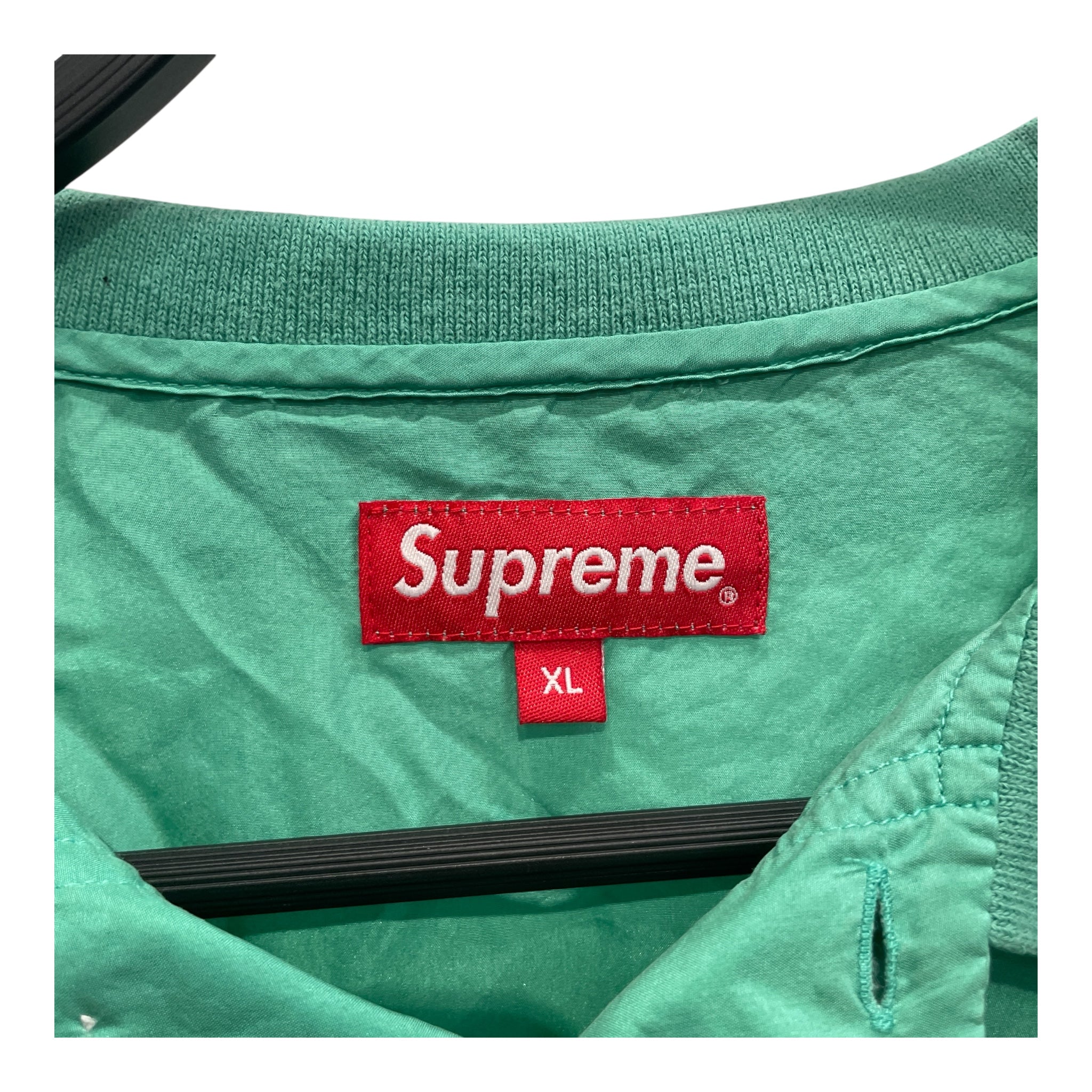 Supreme/Polo Shirt/XL/Silk/GRN/SILK POLO POCKET view 3