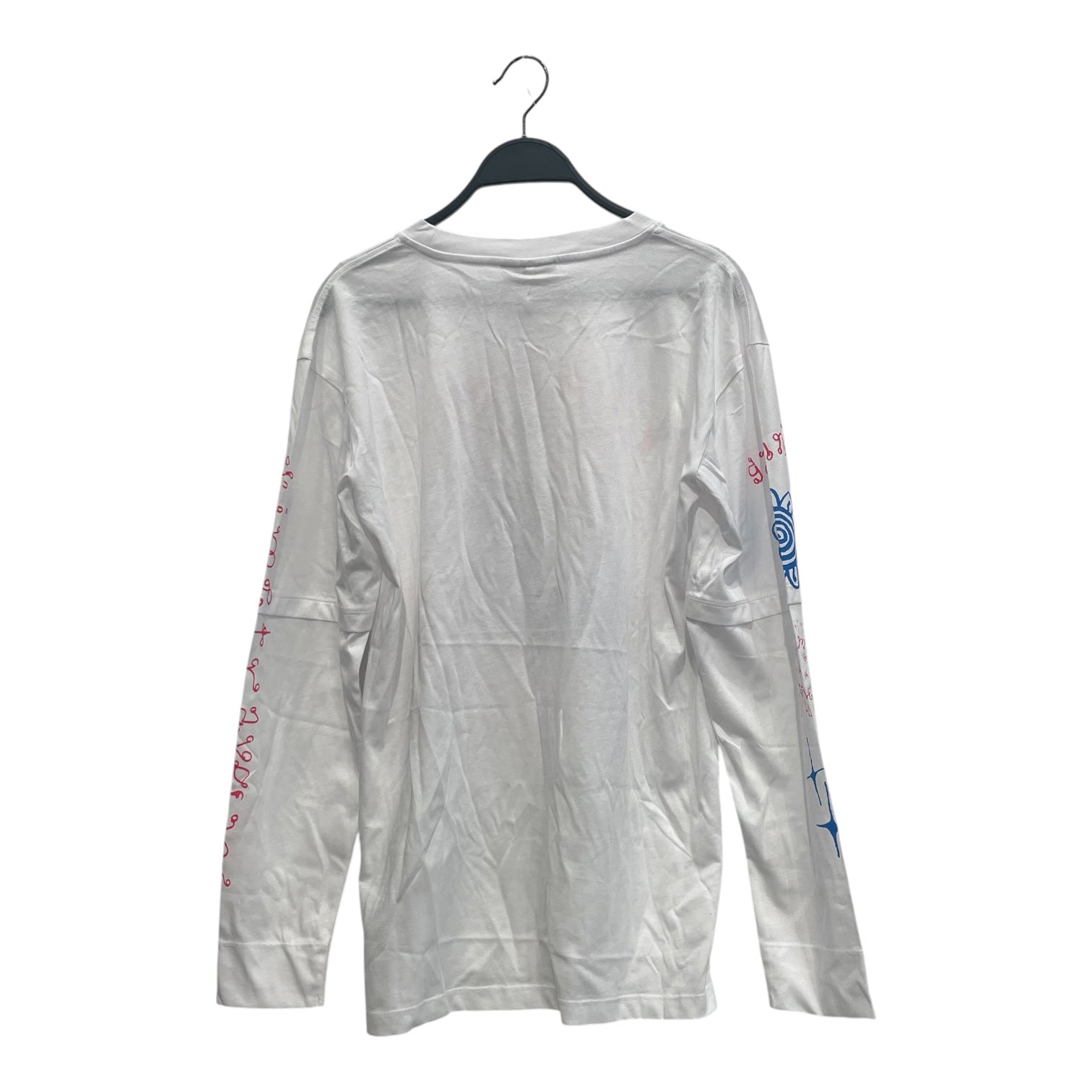 GANNI/LS T-Shirt/XS/Cotton/WHT/cat tim traveler view 2