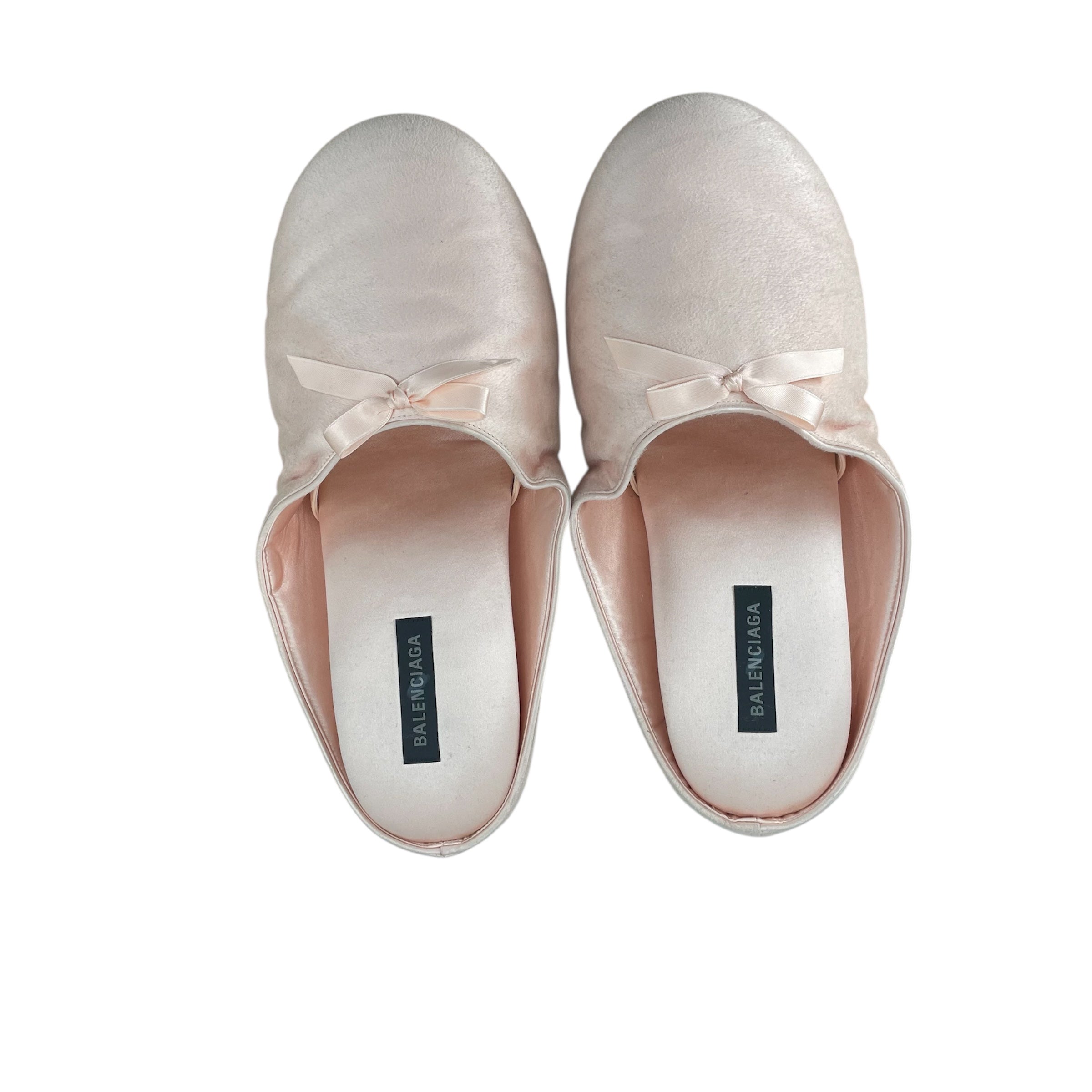 BALENCIAGA/Heels/EU 37/Wool/PNK/CASA MULE WITH BOW view 3