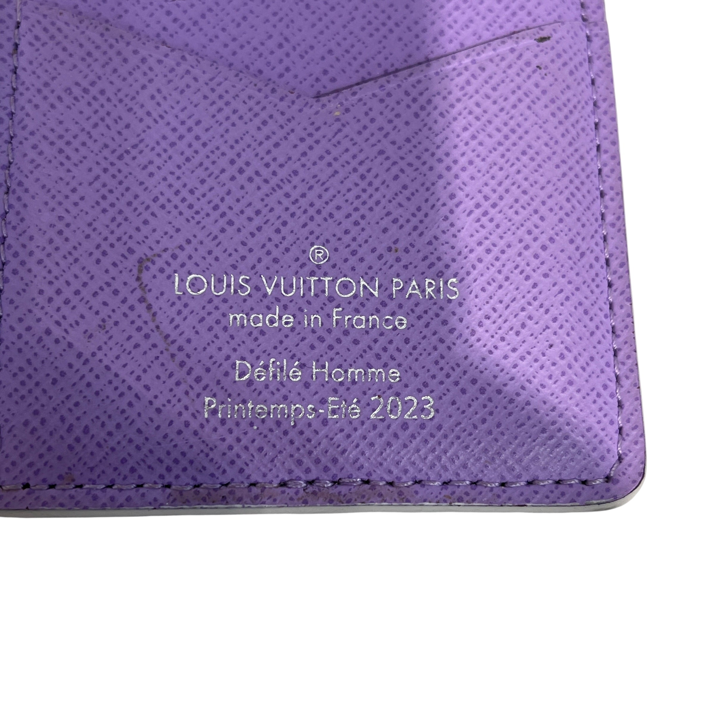 LOUIS VUITTON/Wallet/Graphic/Leather/WHT/M's/Monogram Comics SS23 view 5