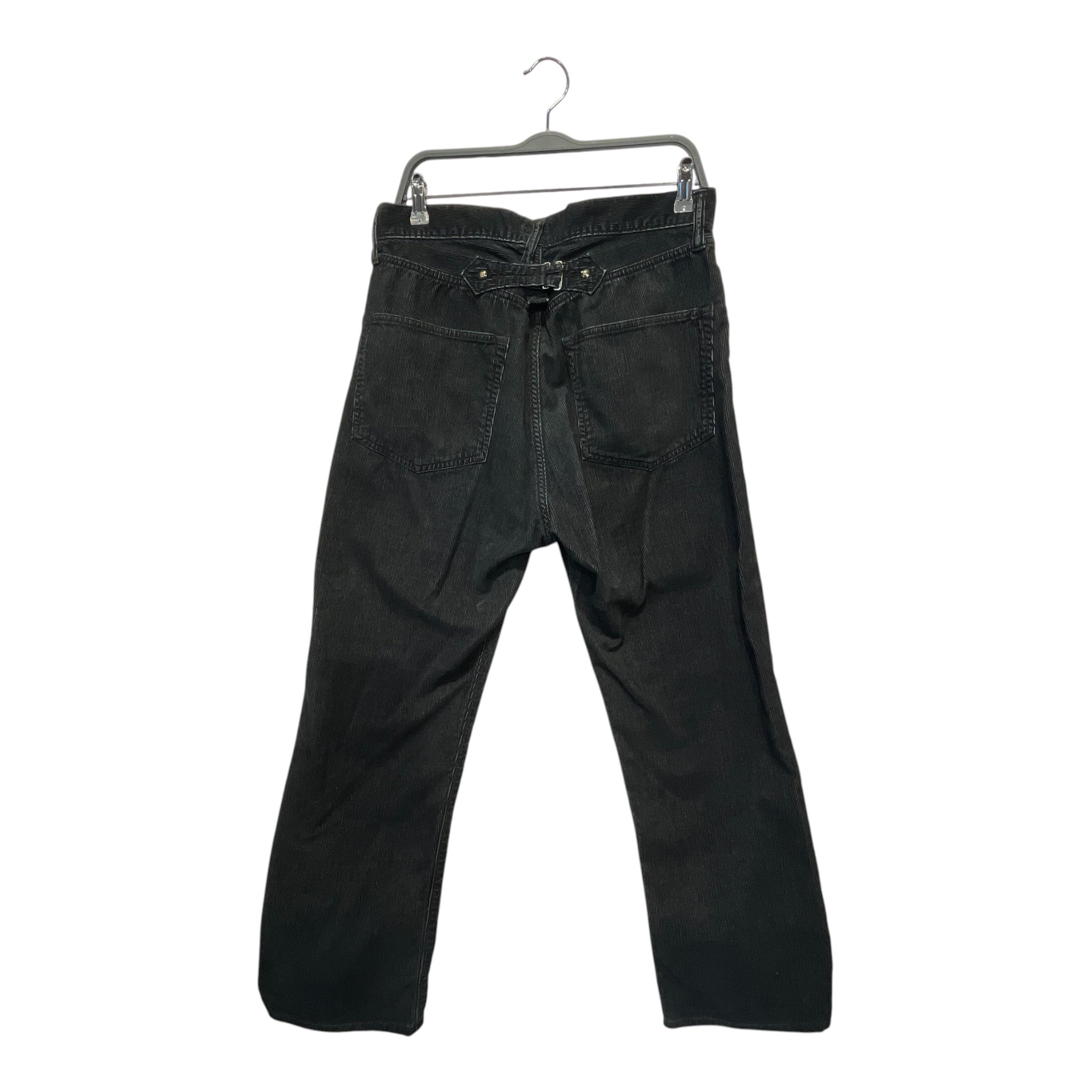 KAPITAL/Pants/34/Cotton/BLK/BUCKLE ON BACK view 2