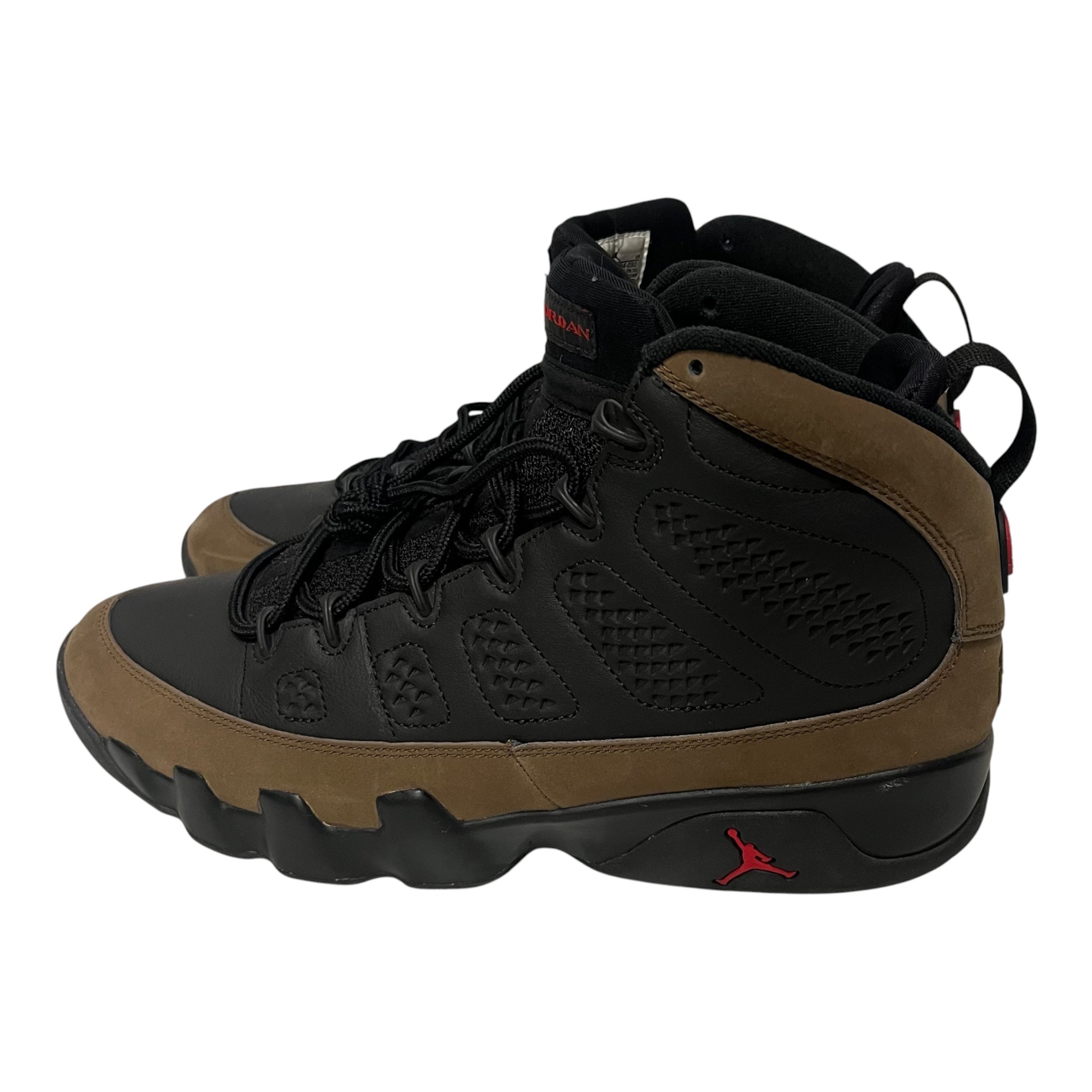 NIKE/Hi-Sneakers/US 10.5/Suede/BRW/AIR JORDAN 9 RETRO OLIVE view 2
