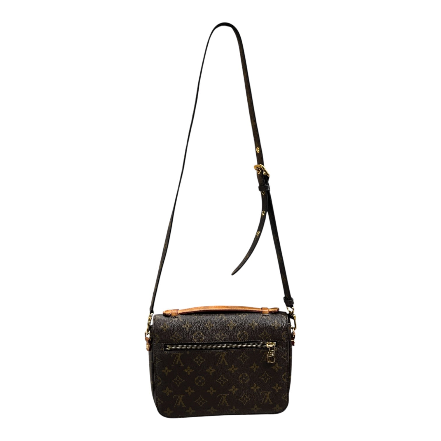 LOUIS VUITTON/Cross Body Bag/Monogram/Leather/BRW/POCHETTE METIS view 2