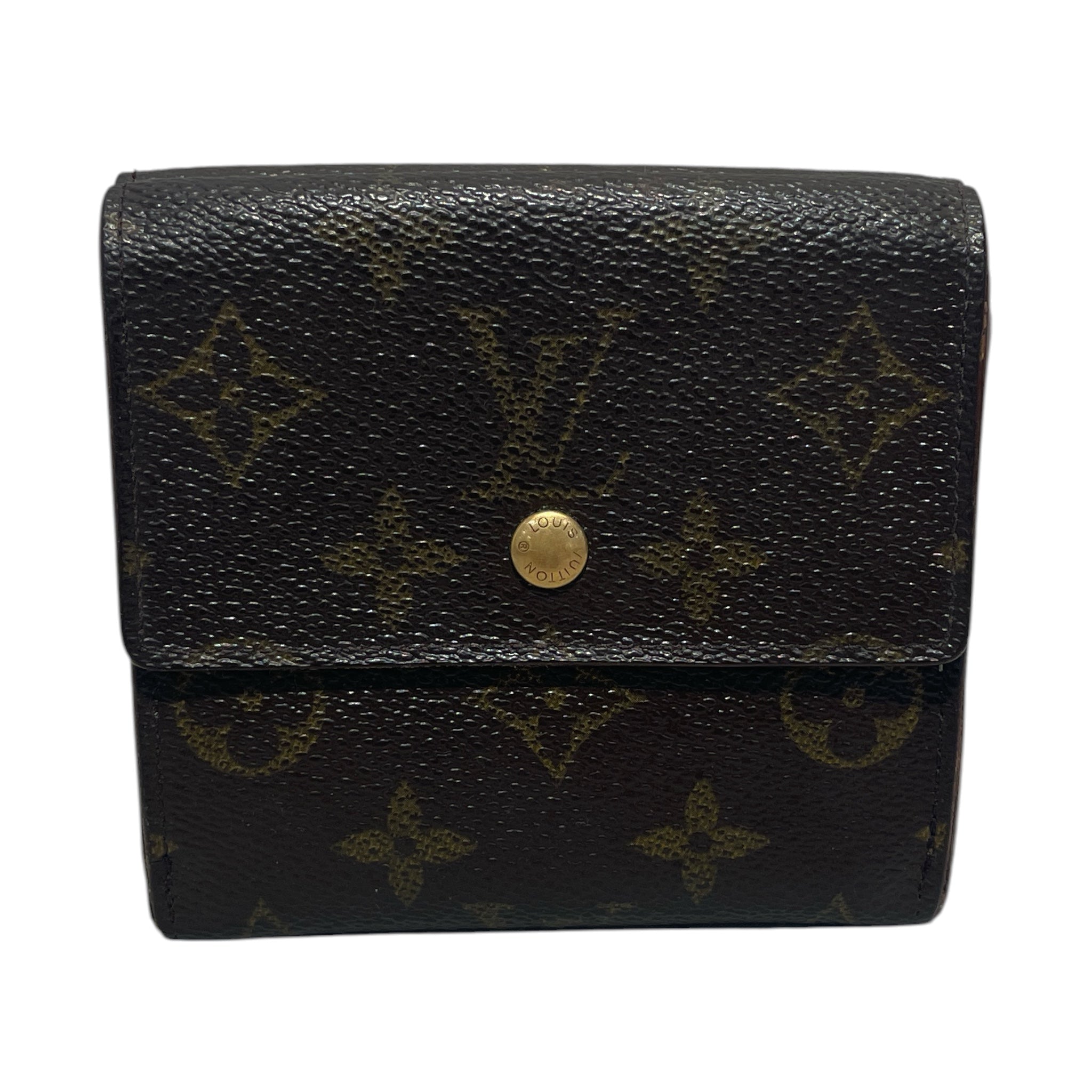 LOUIS VUITTON/Trifold Wallet/Monogram/Acrylic/BRW/M's/elise wallet view 1