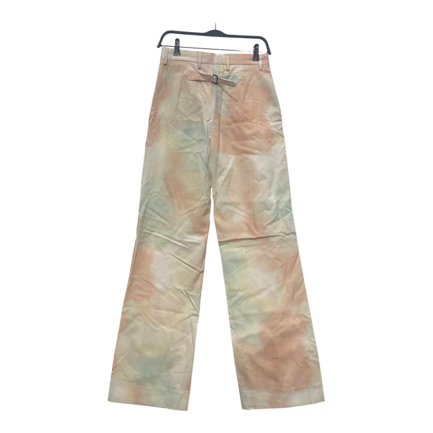 Vivienne Westwood/Straight Pants/40/Wool/BEG/All Over Print/CLOUD TIE DYE GRN/BEG/YLW view 2