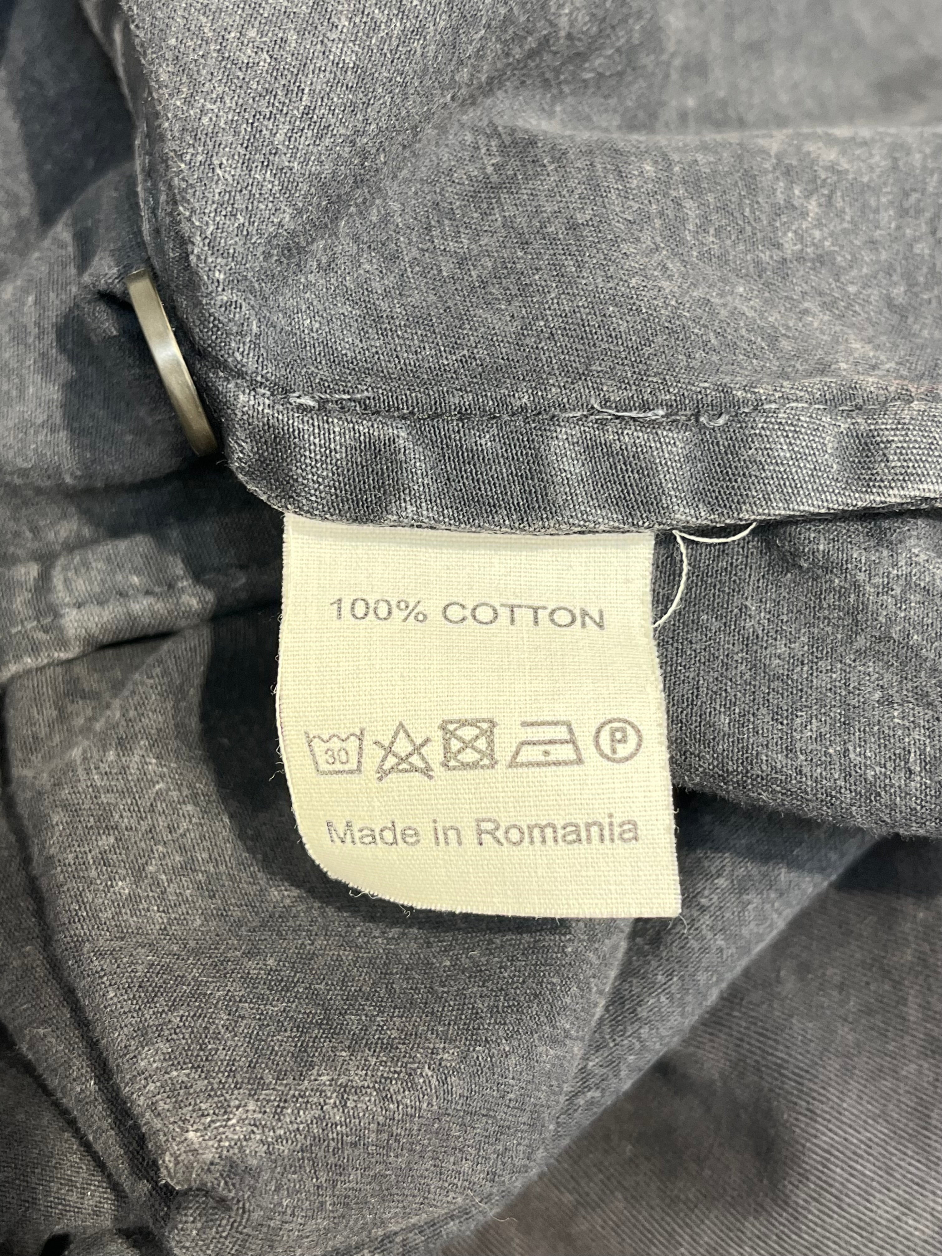 DRIES VAN NOTEN/T-Shirt/38/Cotton/GRY/BONDAGE STRAP SHIRT view 5