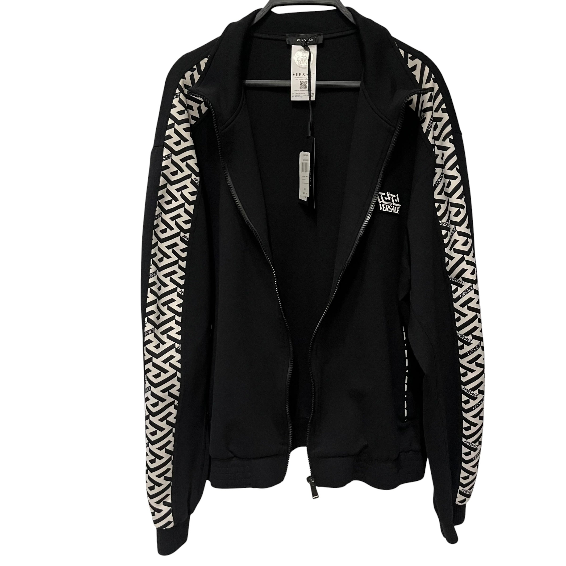 VERSACE/Jacket/L/BLK/greca view 2