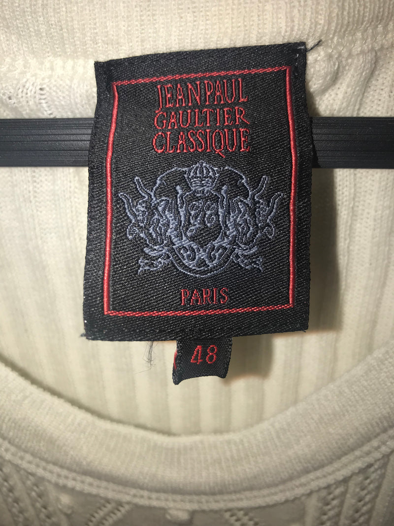 Jean Paul GAULTIER CLASSIQUE/Camisole/48/Cotton/CRM/KNIT