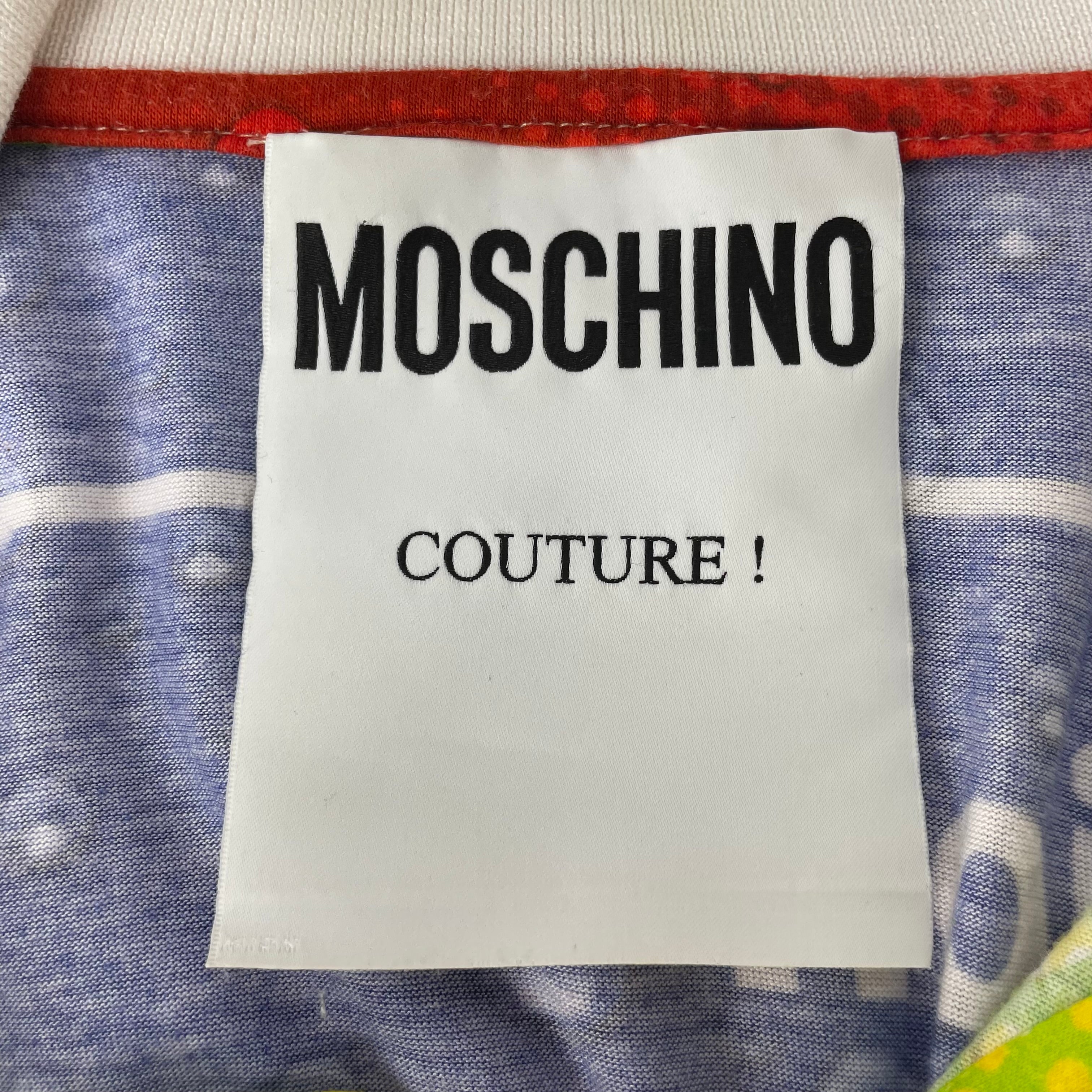 MOSCHINO/Polo Shirt/48/Cotton/MLT/All Over Print/SS15 SODA POP view 3