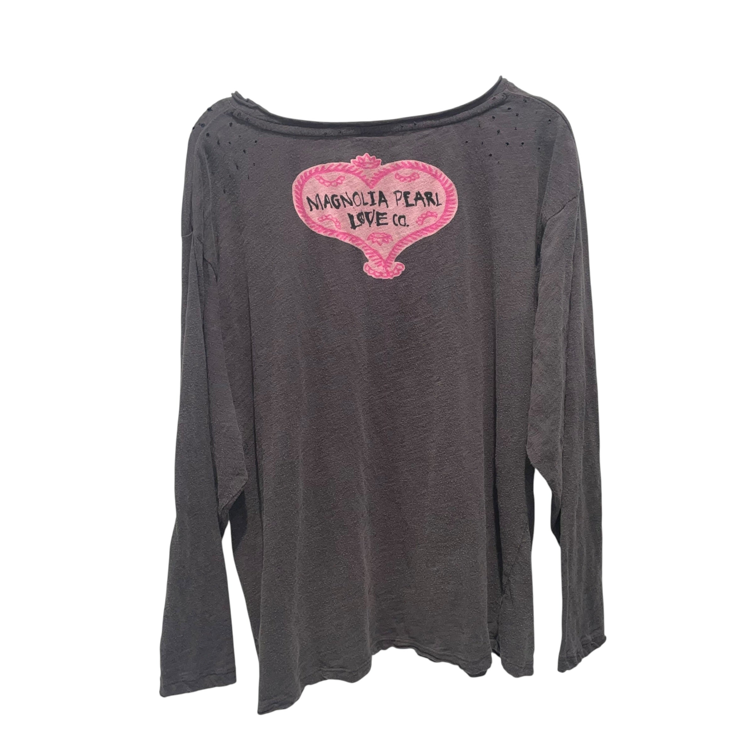 Magnolia Pearl/LS T-Shirt/Graphic/Cotton/GRY/Flor De La Pasion view 2