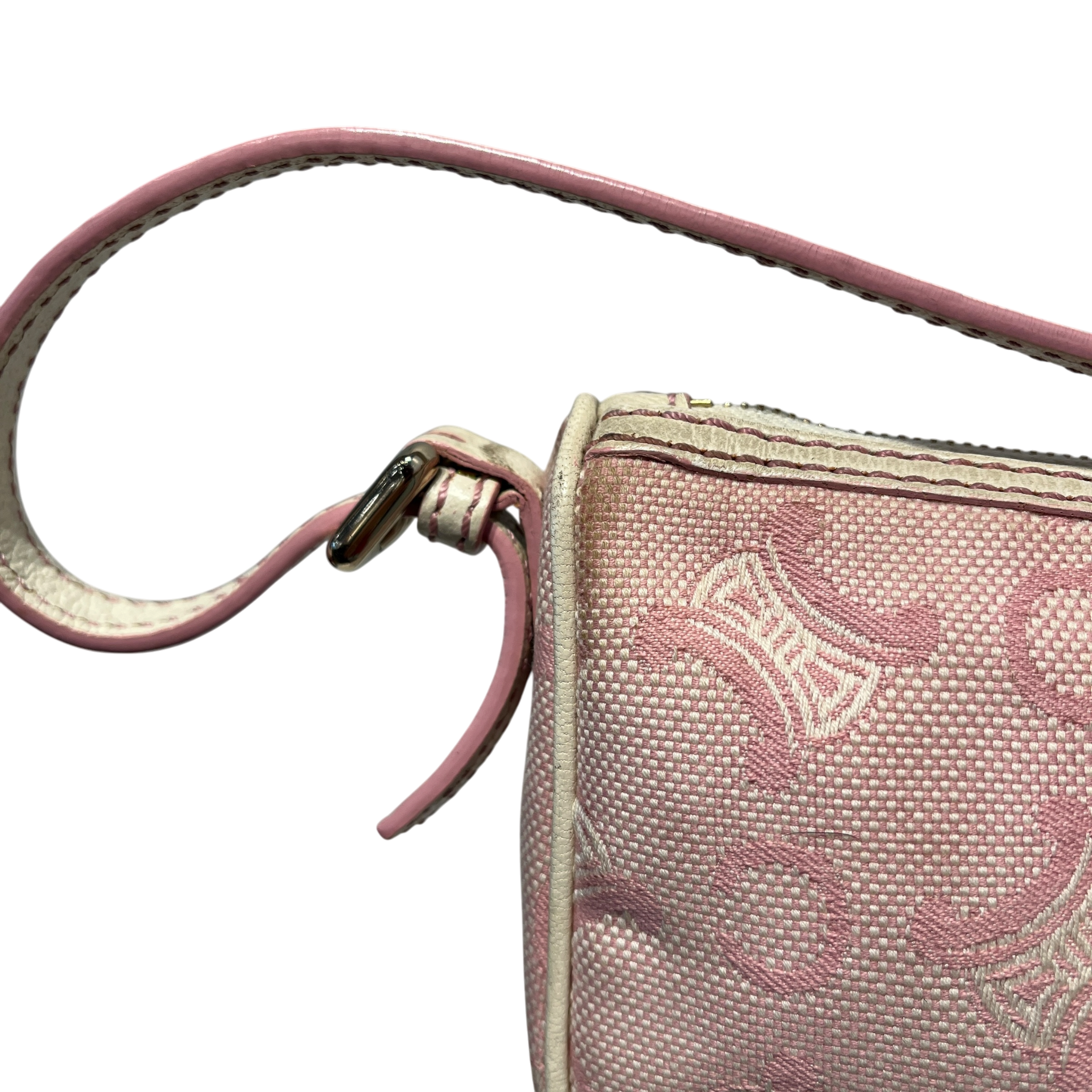 CELINE/Hand Bag/Monogram/Cotton/PNK/C MACADAM CANVAS SHOULDERBAG view 12