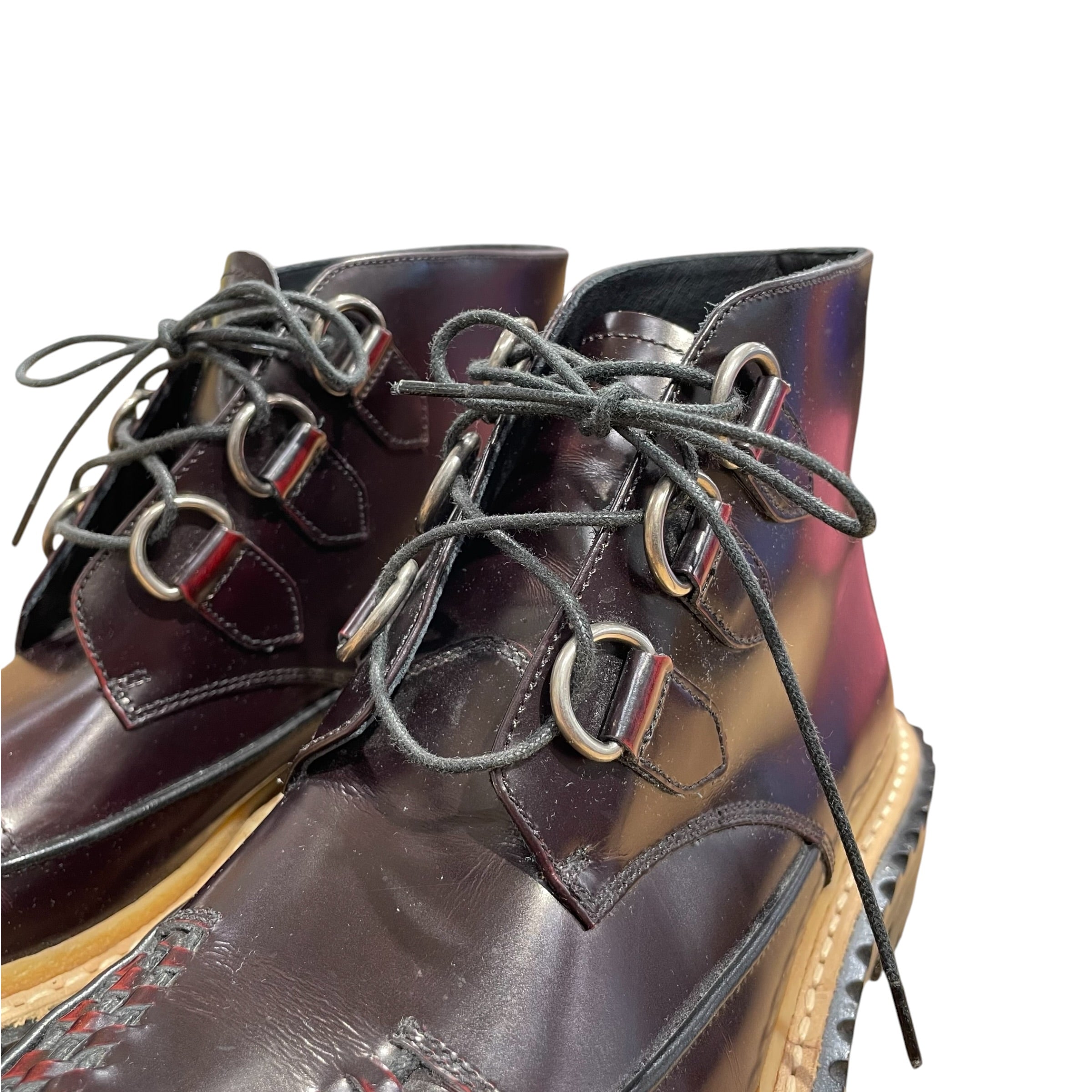 BURBERRY LONDON/Boots/EU 37.5/Leather/BRD/Melton creeper boots view 7
