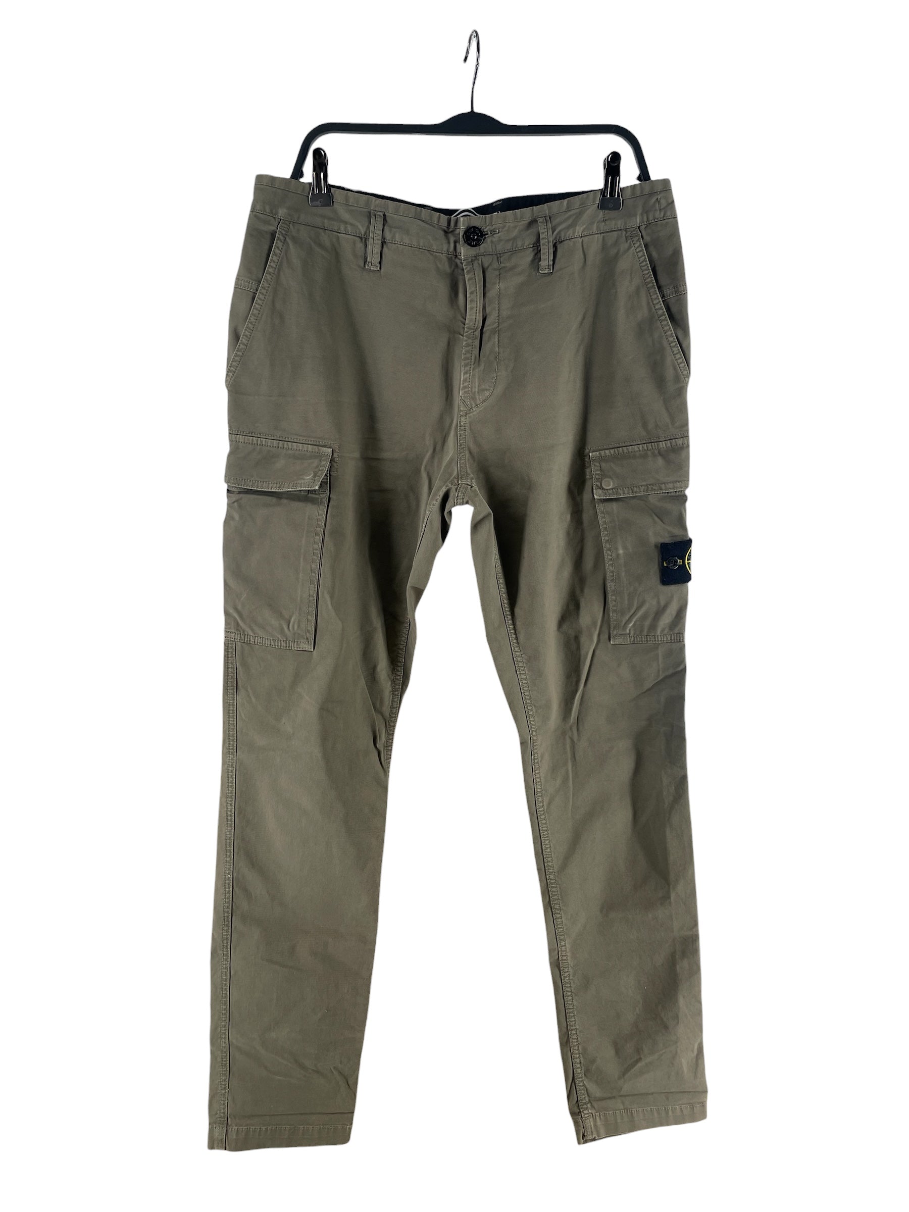 STONE ISLAND/Pants/M/Polyester/GRN/Joggers/ view 1