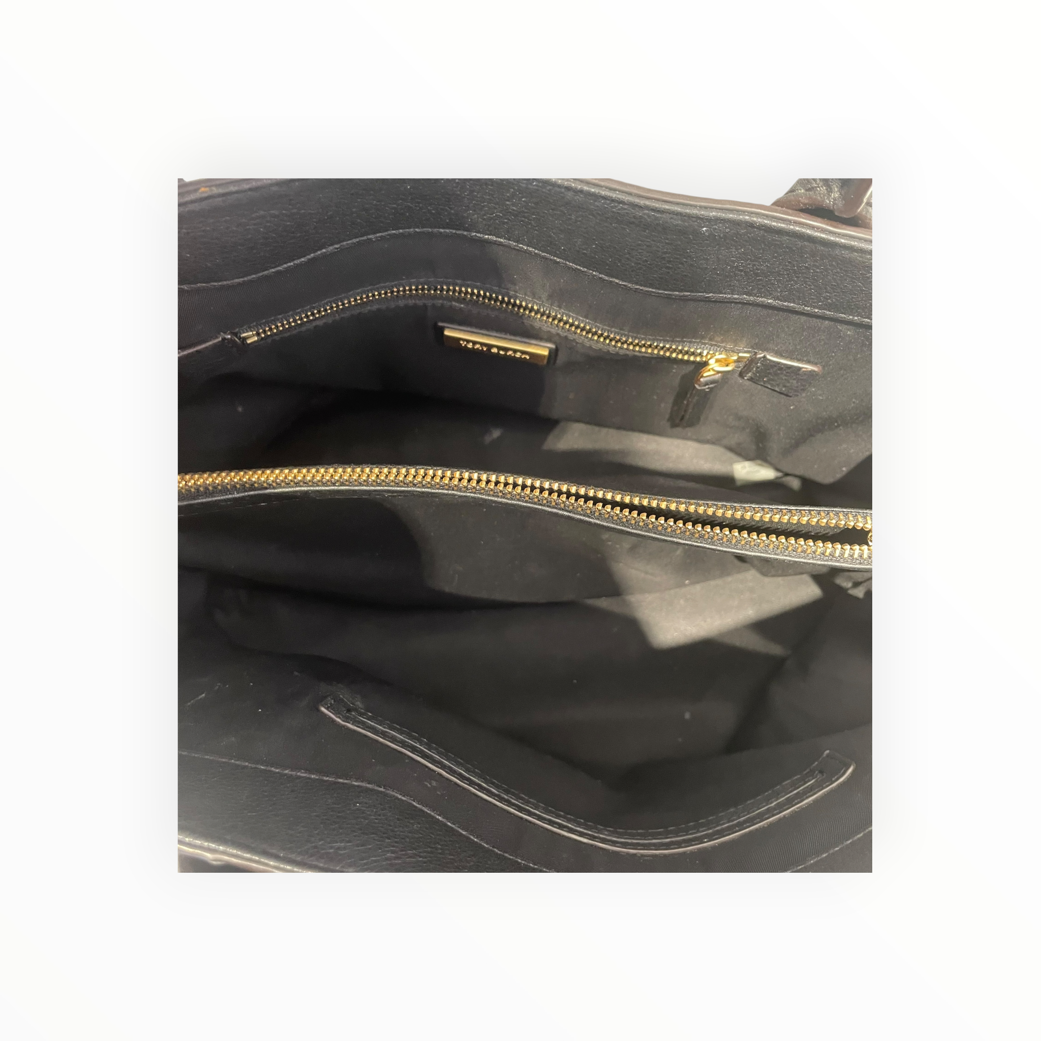 TORY BURCH/Tote Bag/Leather/BLK/McGraw Slouchy view 4