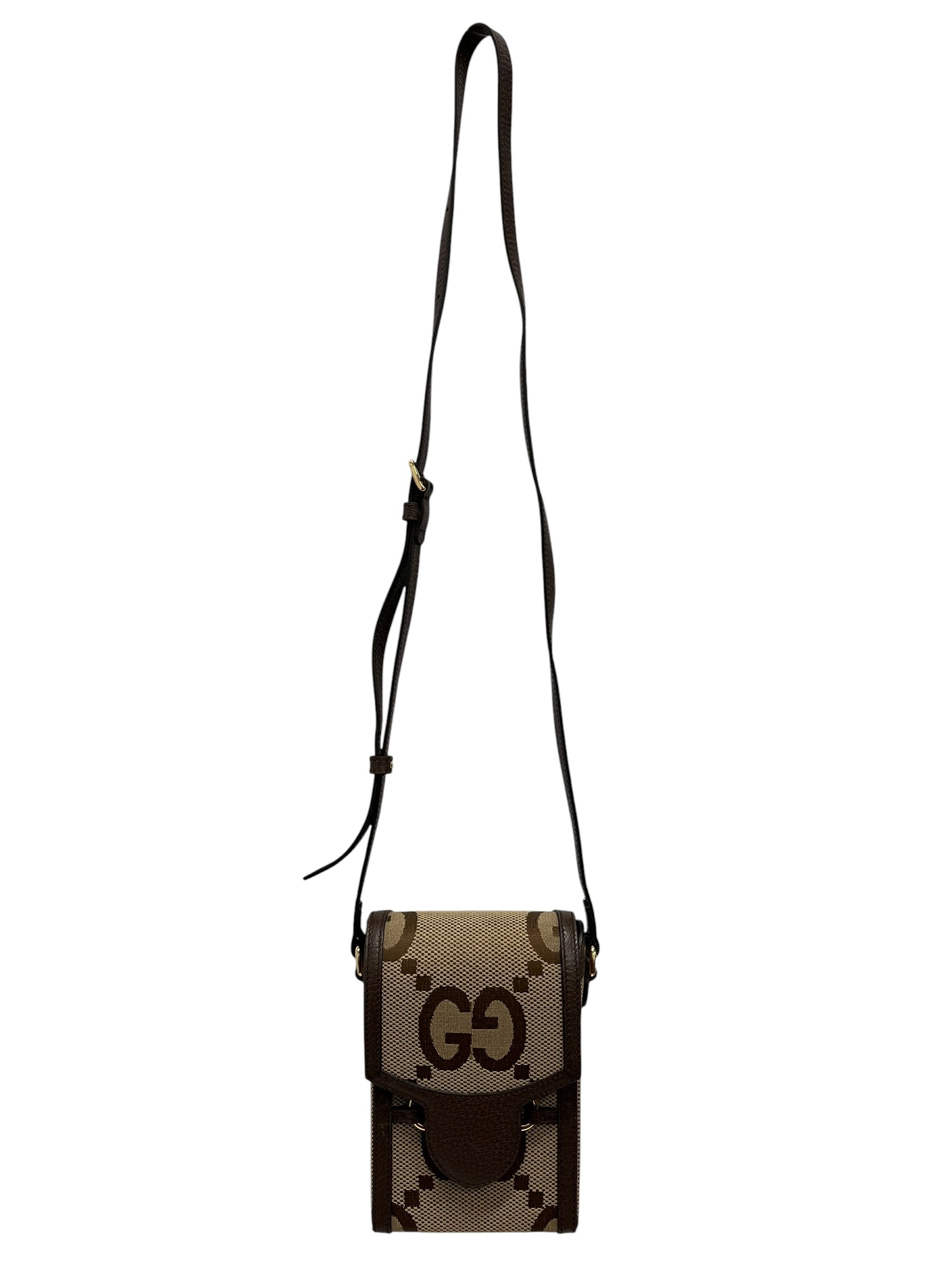 GUCCI/Cross Body Bag/Monogram/Leather/BEG/625615 2149 view 1