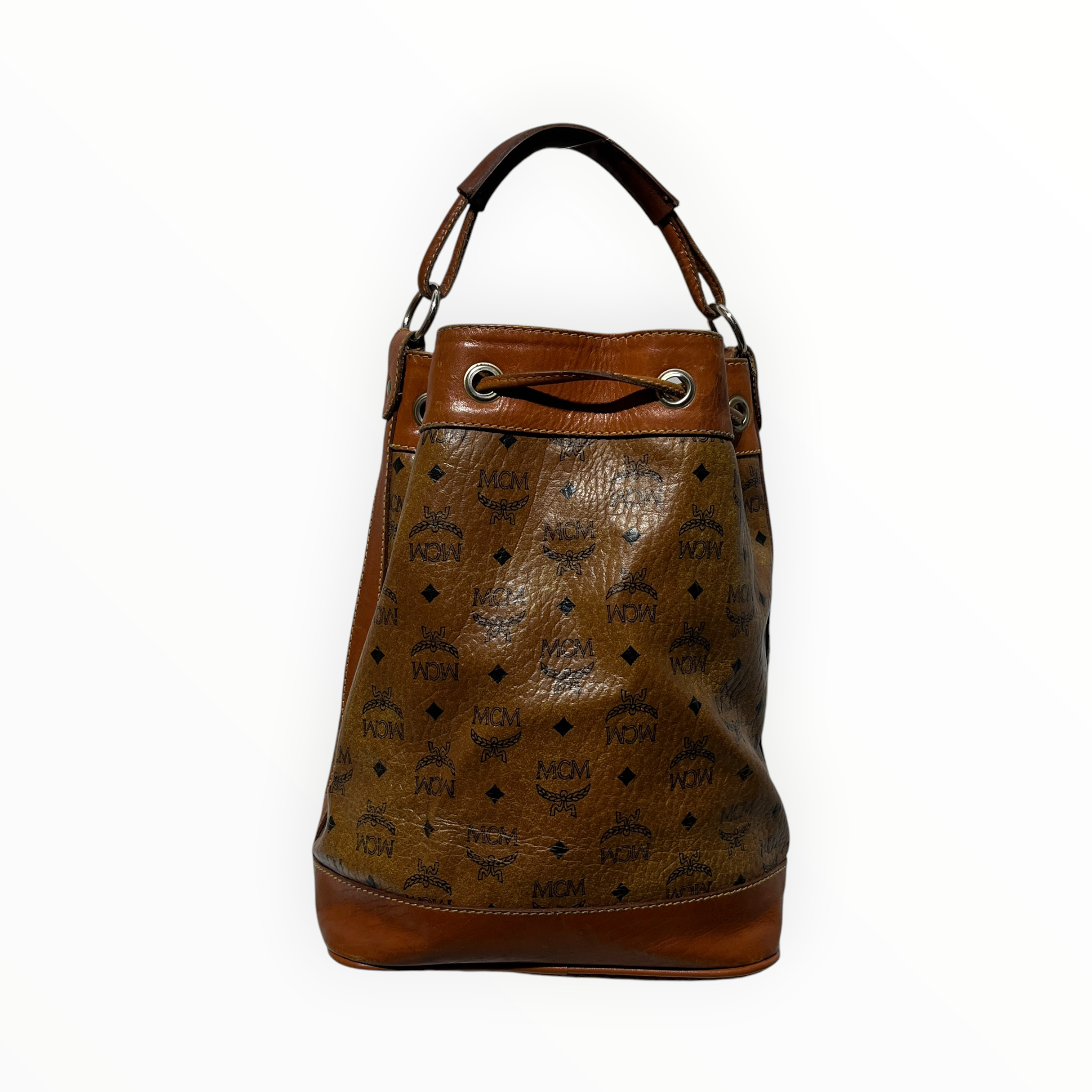 MCM/Hand Bag/Leather/CML/bucket bag view 2