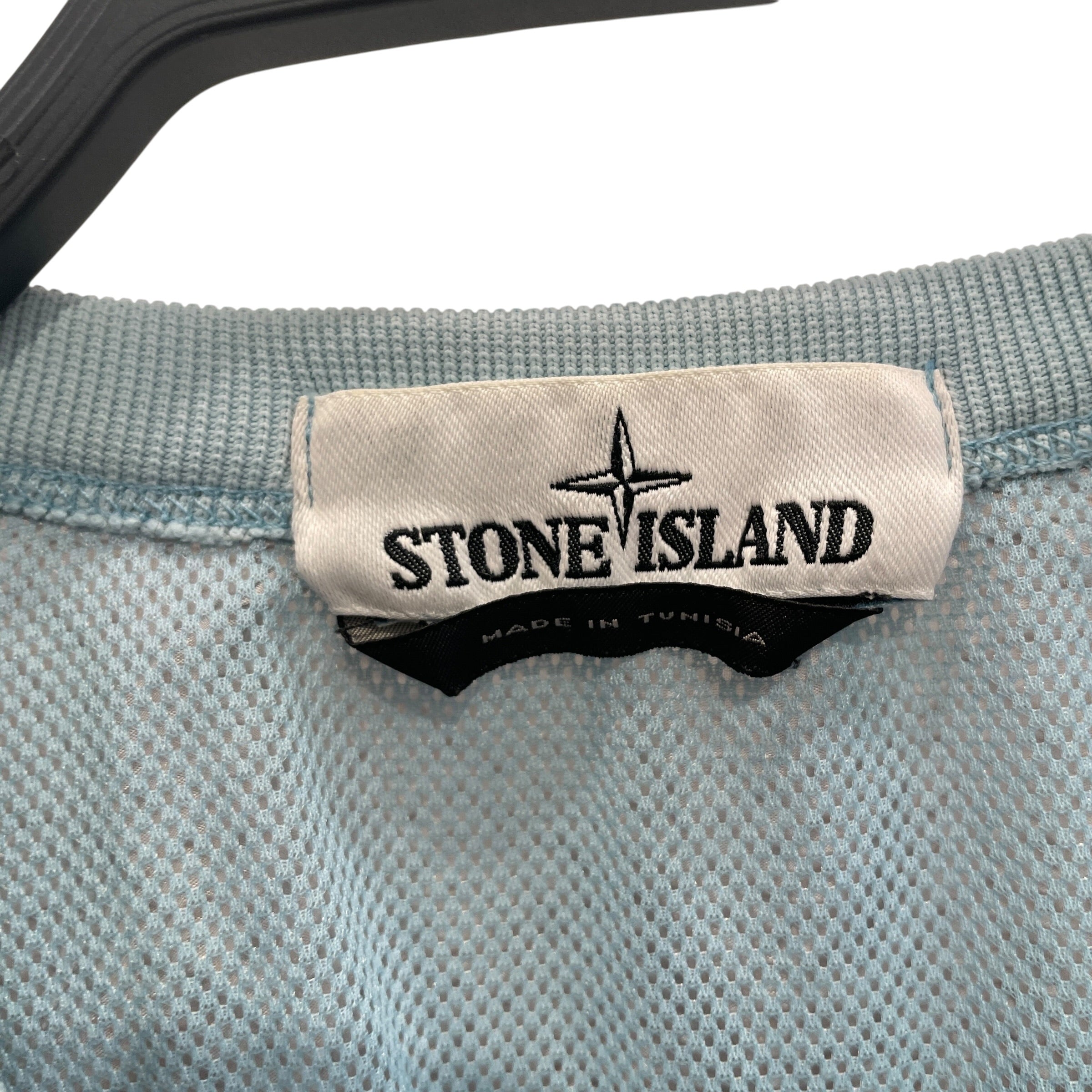 STONE ISLAND/Sweatshirt/M/Nylon/SLV/AQUA MESH WINDBREAKER MATERIAL view 3