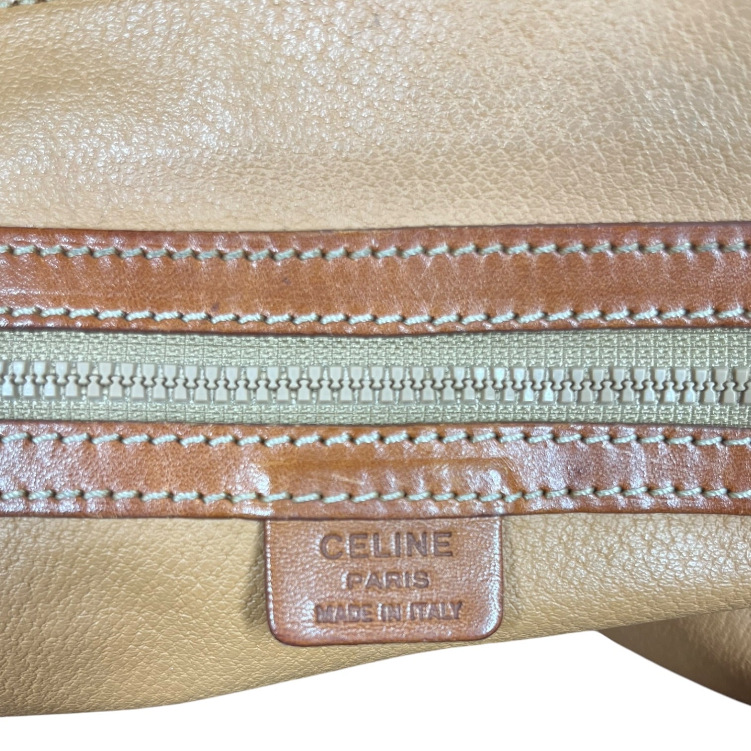 CELINE/Hand Bag/Monogram/Leather/CML/Vintage Macadam Tote Bag view 5