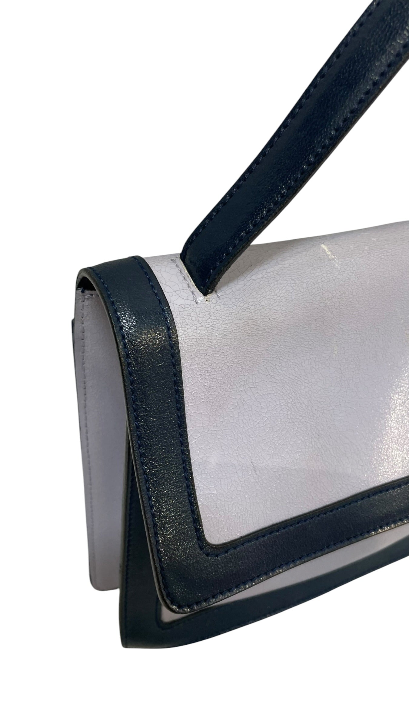 MIU MIU/Hand Bag/Leather/BLU/Messenger Removable Strap view 6
