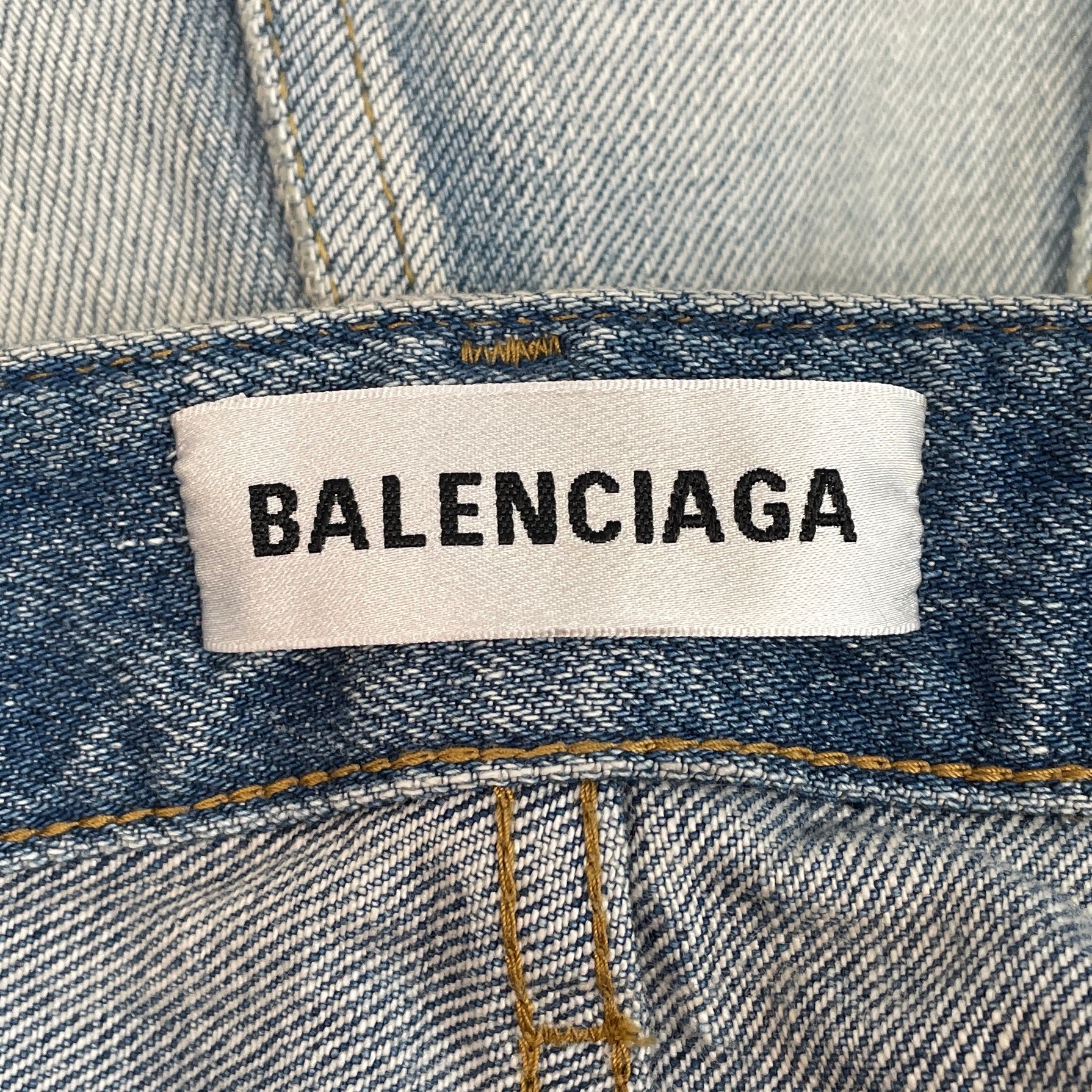 BALENCIAGA/Bottoms/28/Denim/BLU/2022 FULL JEAN BOOT PANTS view 3