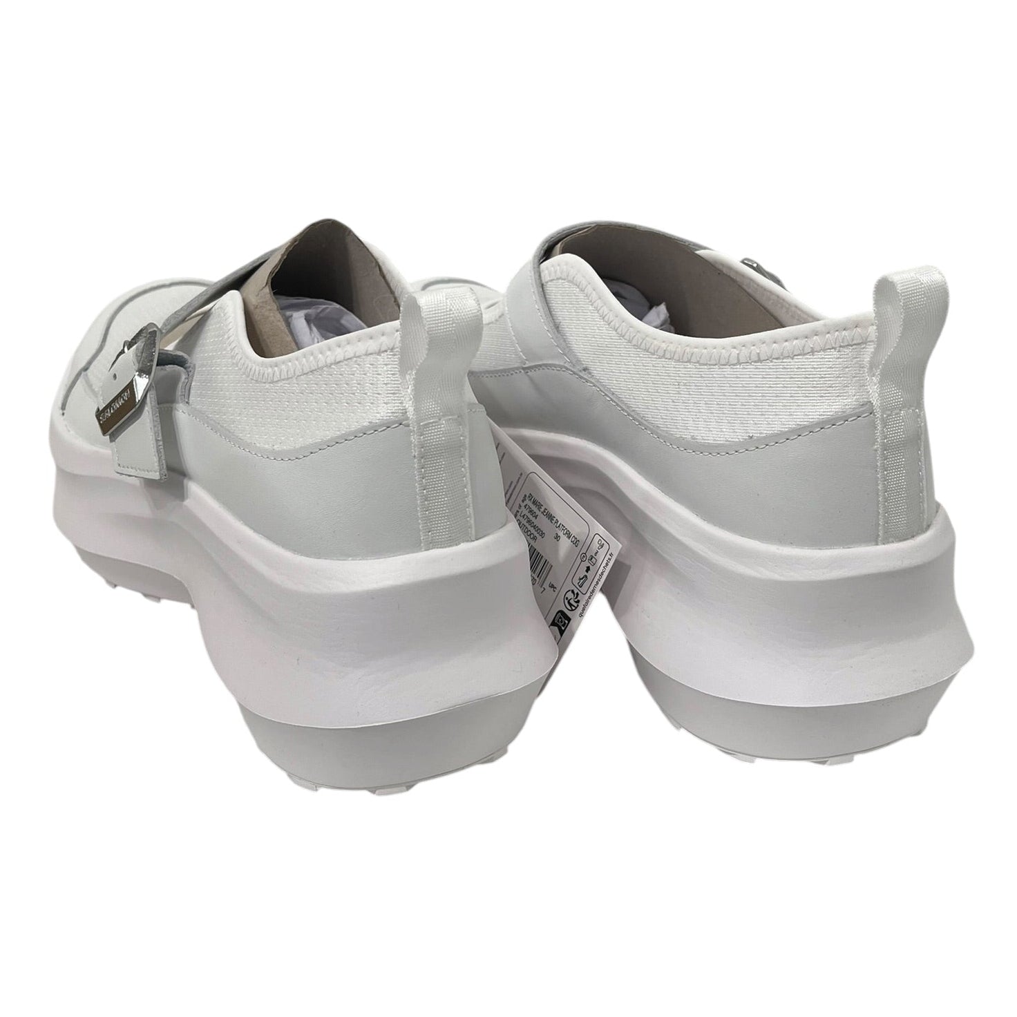 salomon/COMME des GARCONS/Low-Sneakers/US 10/WHT/BALLET FLAT STYLE BUCKLE STRAP view 2