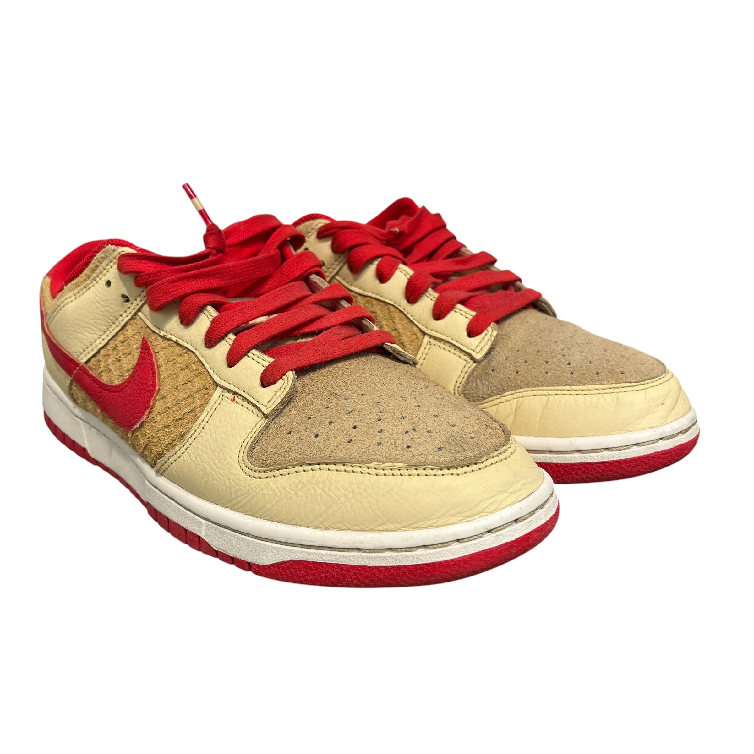 NIKE/Low-Sneakers/US 11.5/Border/Cotton/BEG/Dunk Low Strawberry Waffle view 1