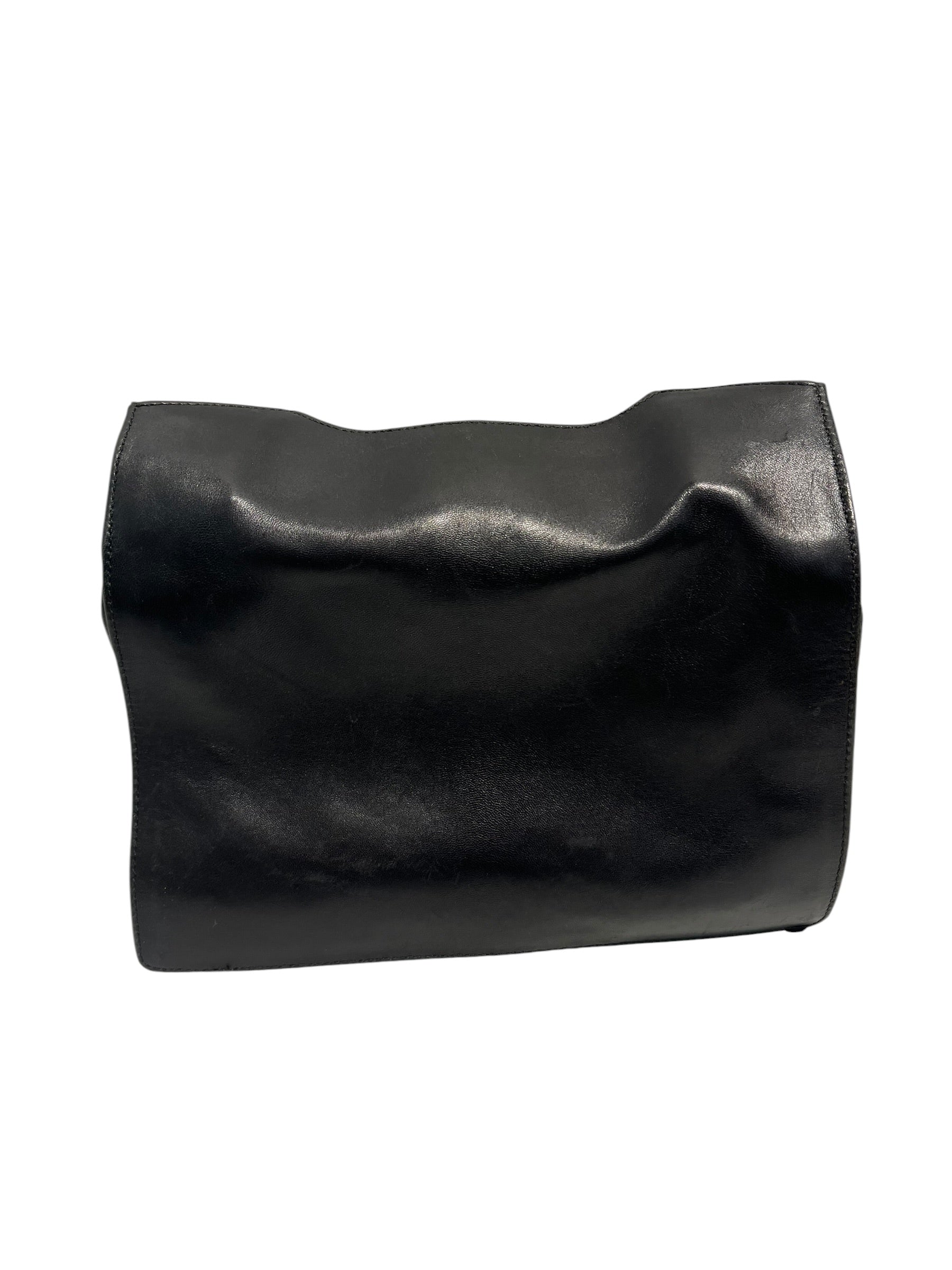 GUCCI/Hand Bag/Leather/BLK/bucket view 3