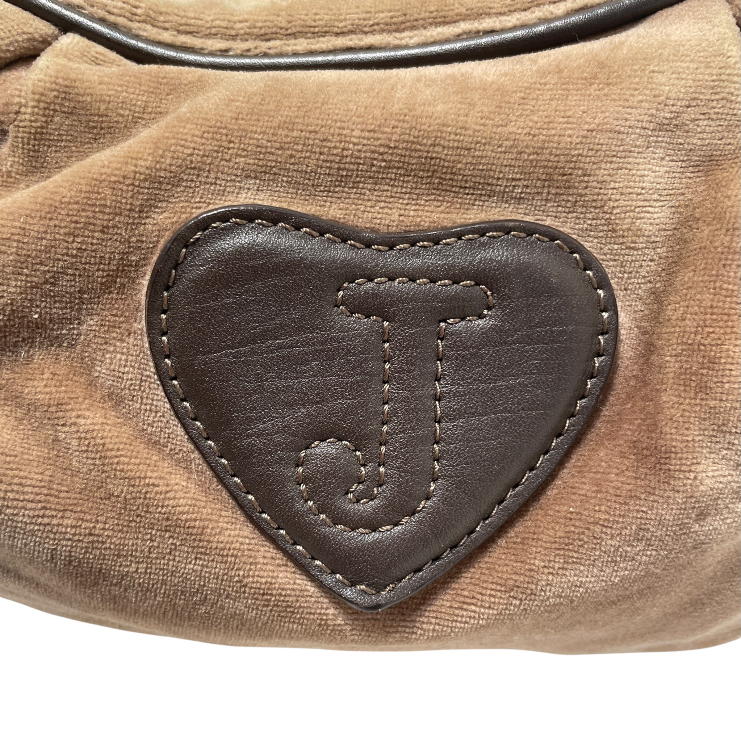 JUICY COUTURE/Tote Bag/Cotton/BRW/Vintage Velour Bag view 5