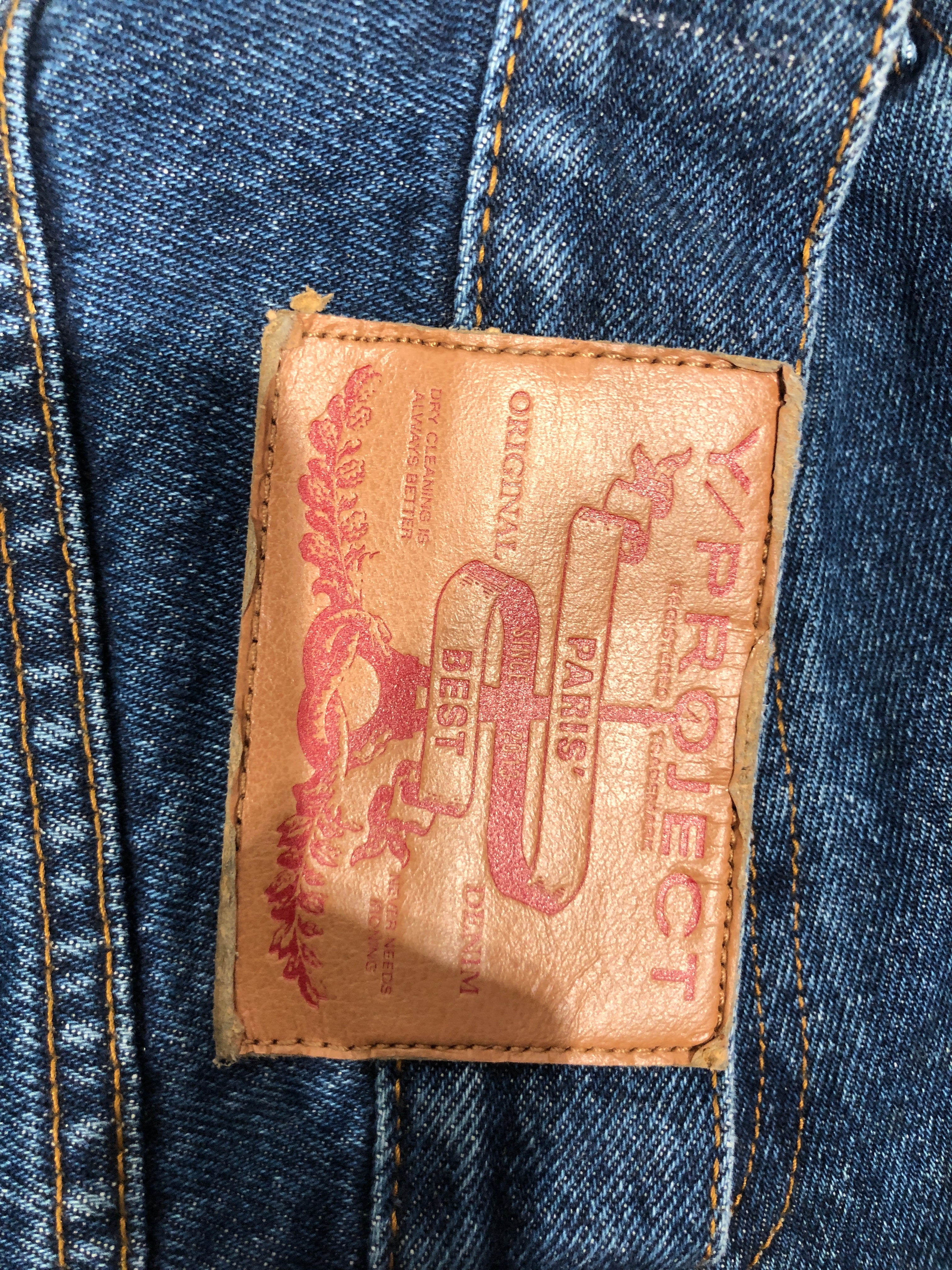 Y/PROJECT/Pants/30/Denim/NVY/Removeable Cowboy Cuff view 4