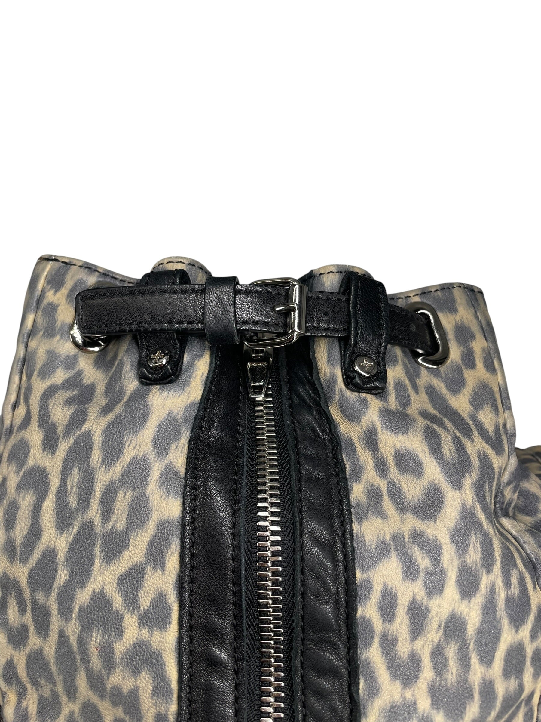 Alexander Wang/Backpack/Animal Pattern/Leather/MLT/Leopard Multi Zipper Backpack view 6