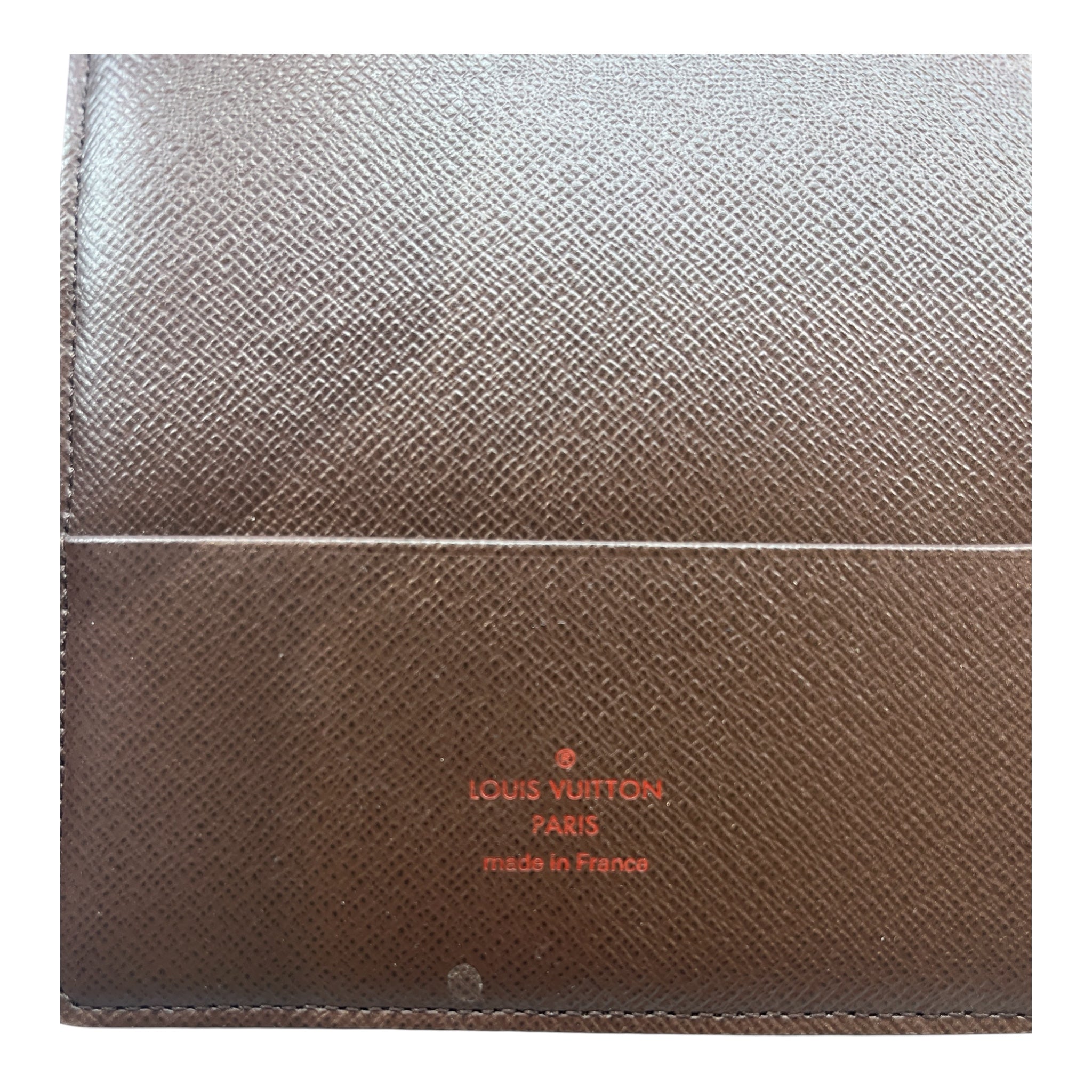 LOUIS VUITTON/Planner Cover/Monogram/Leather/BRW/M's/DAMIER EBENE SMALL RING AGENDA view 5