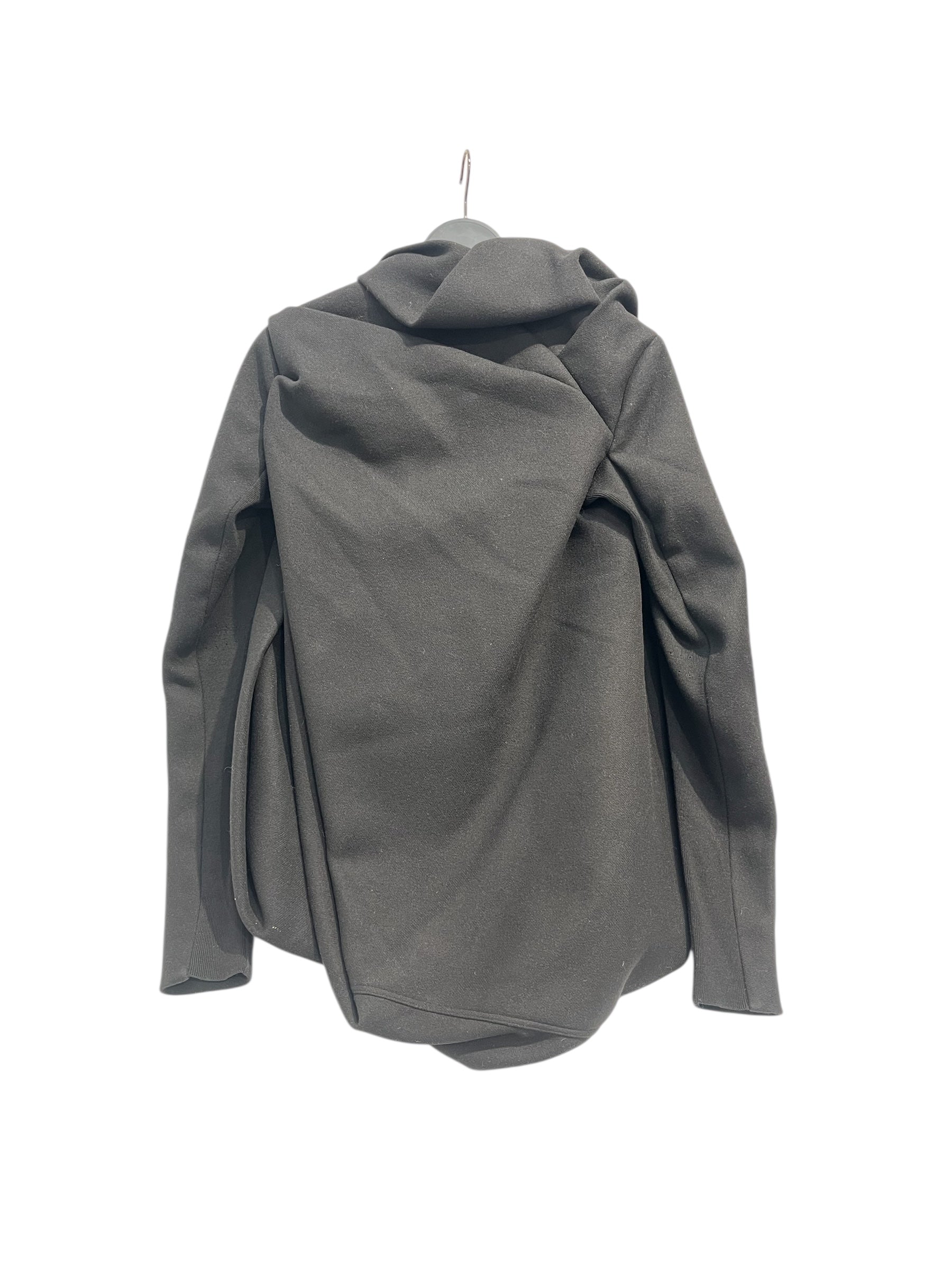 Rick Owens/Jacket/6/Wool/BLK/ZIP UP BUNCHED FOLDS FRONT view 2