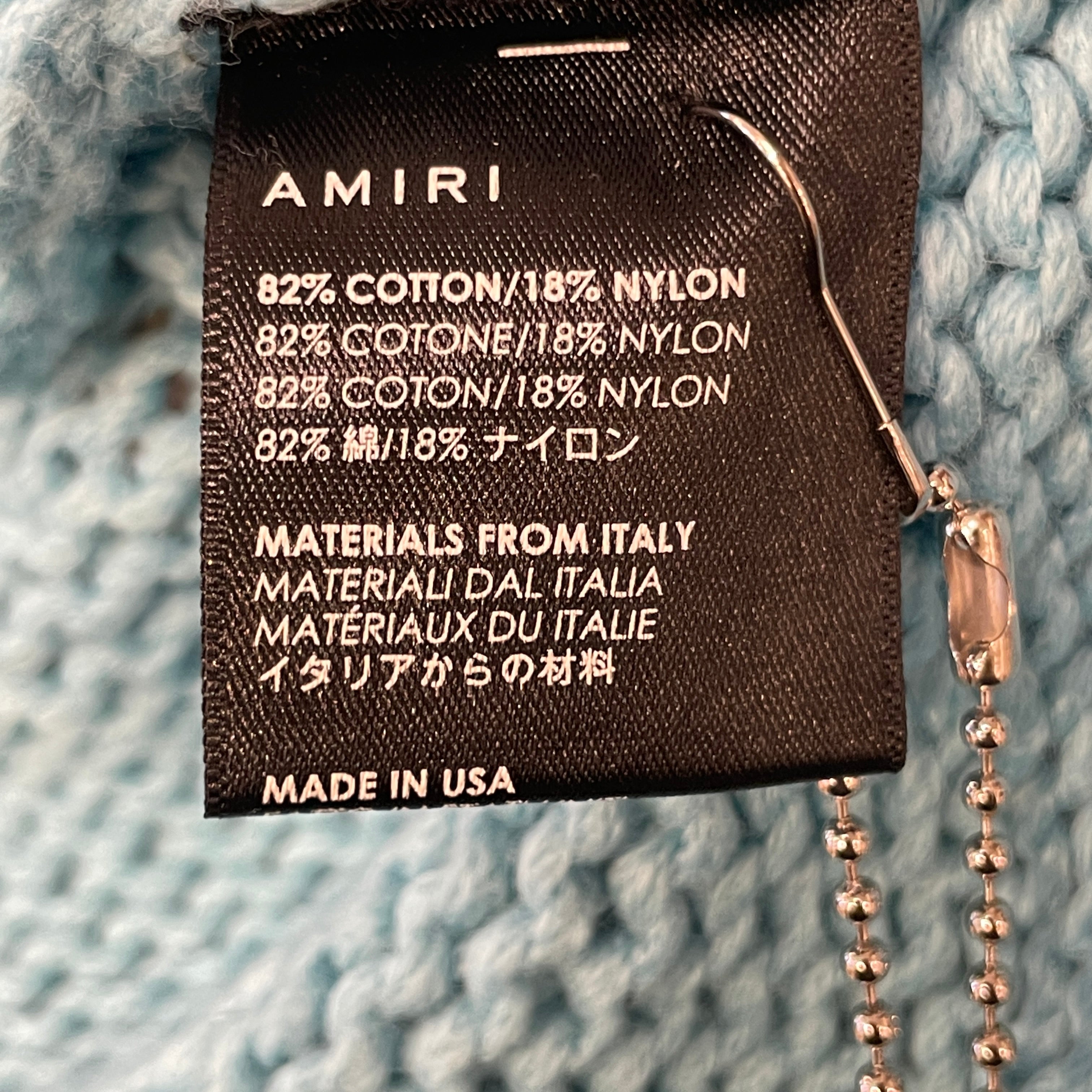 AMIRI/Sweater/L/Cotton/BLU/KISSES view 4