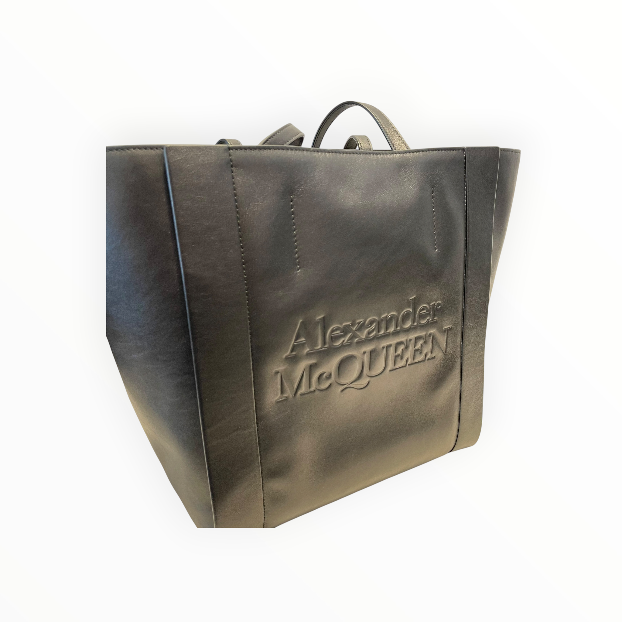 Alexander McQueen/Tote Bag/Leather/BLK/Alexander Mcqueen Shopping tot view 6