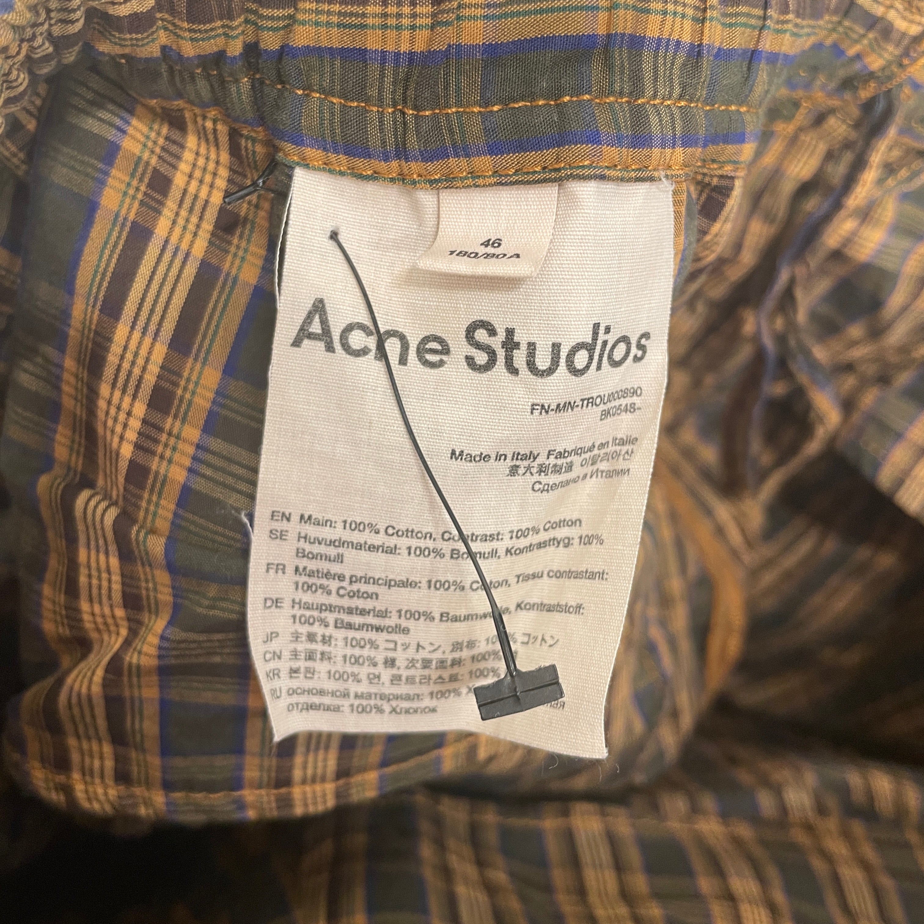 Acne Studios/Straight Pants/46/Denim/MLT/CUT N SEW JEAN/PANTS view 4
