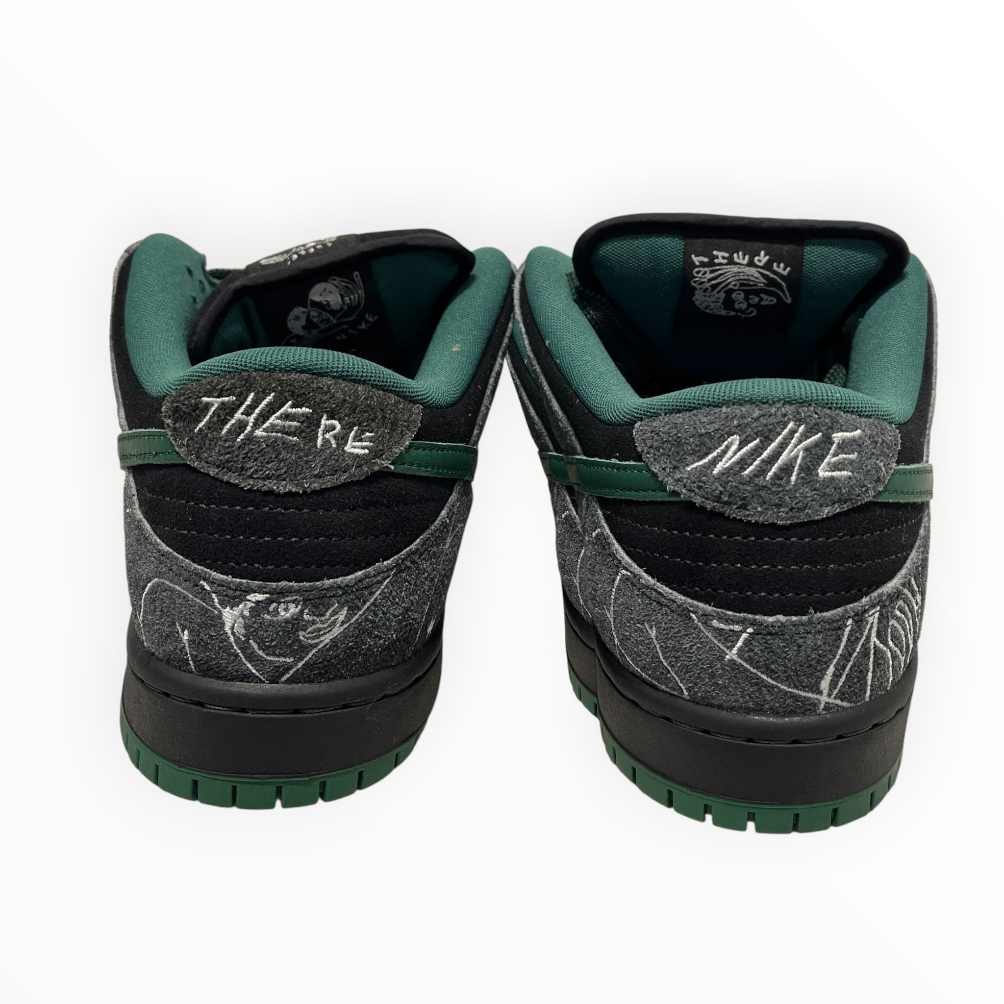 NIKE/Low-Sneakers/US 11/Graphic/Suede/NVY/Three Skateboards Sneakers view 4