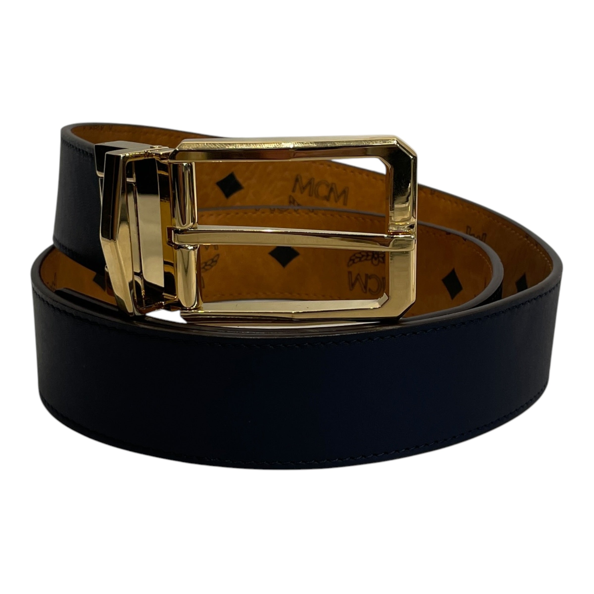 MCM/Belt/Monogram/Leather/CML/REVERSIBL STANDARD BUCKLE BELT view 2