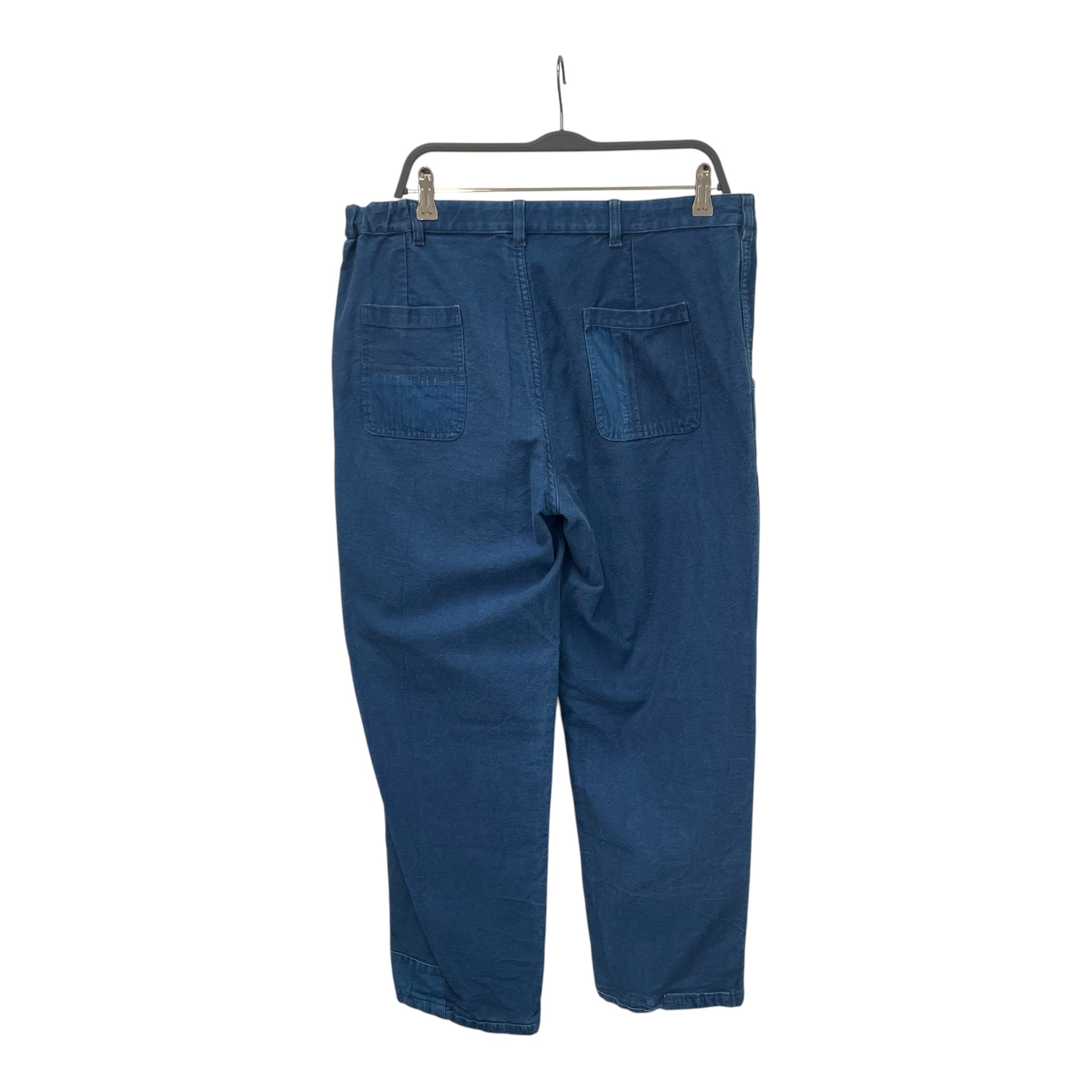 LOADTRUC/Straight Pants/36/Cotton/NVY/All Over Print/PATCH AND SEW INDECO BOTTOMS view 2