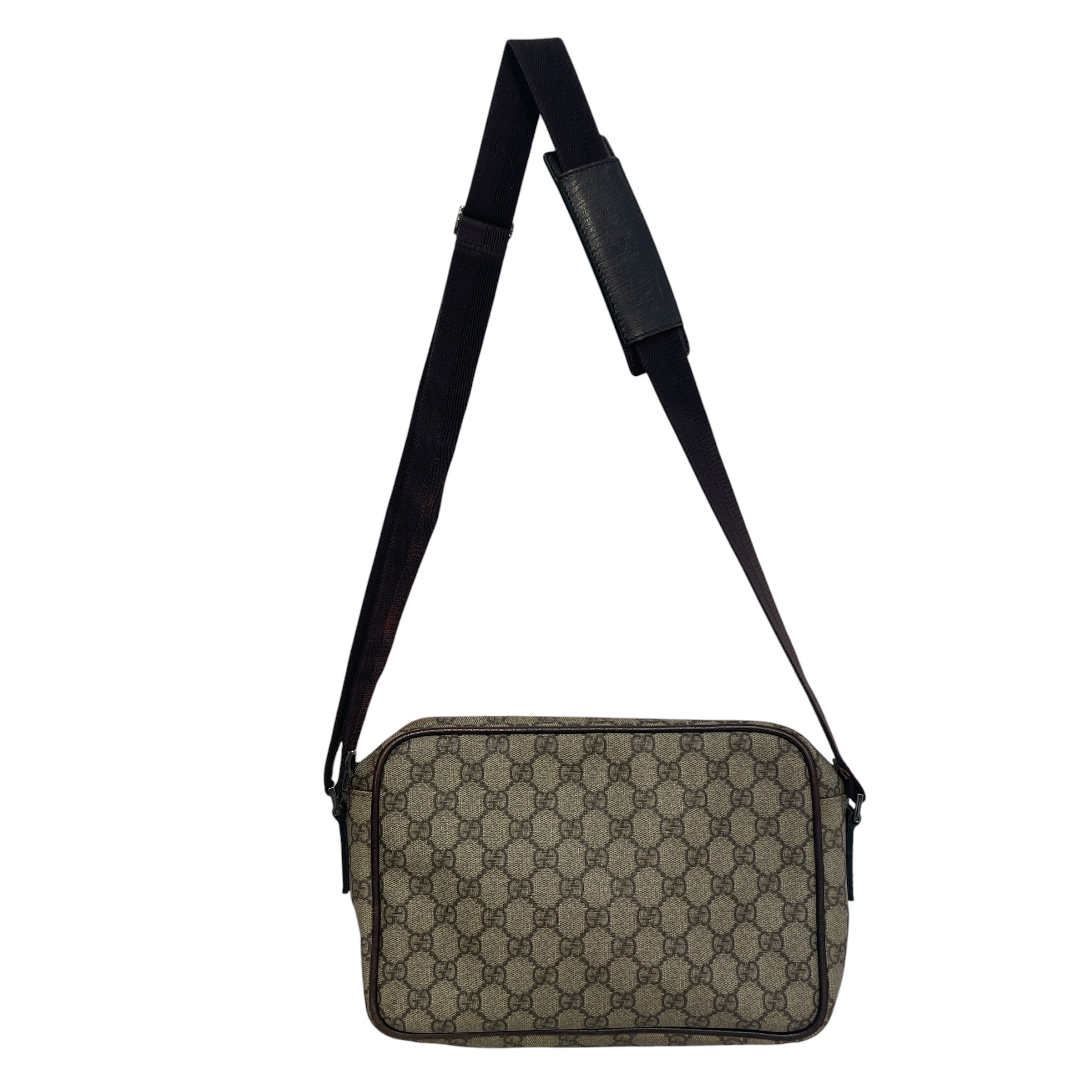 GUCCI/Bag/Leather/BRW/cross body bag monogram view 2